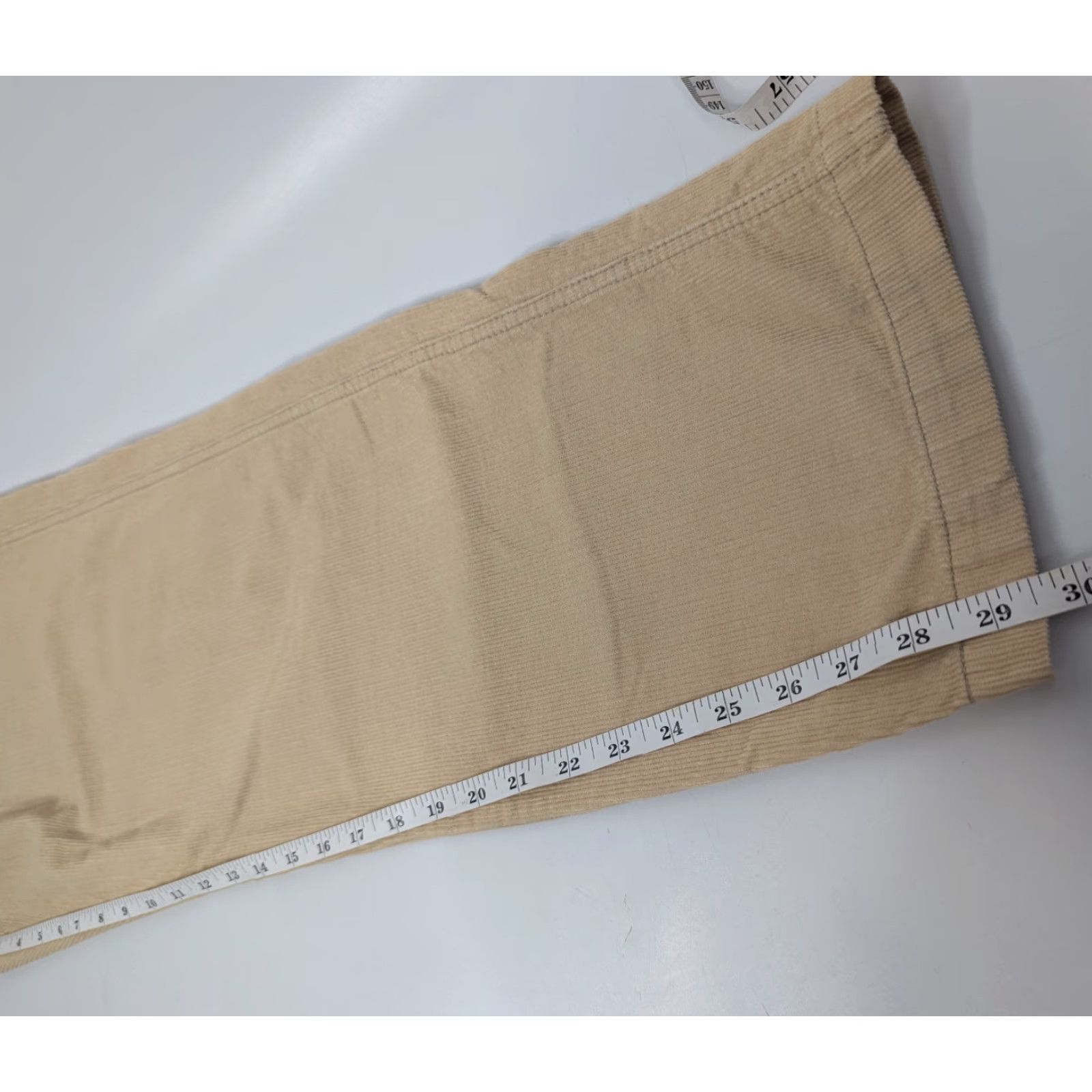 Bdg BDG Urban Outfitters Pants Mens Cargo Carpenter Corduroy Straight Beig e 90s Grunge City College Vintage? Size US 31 - 7 Thumbnail