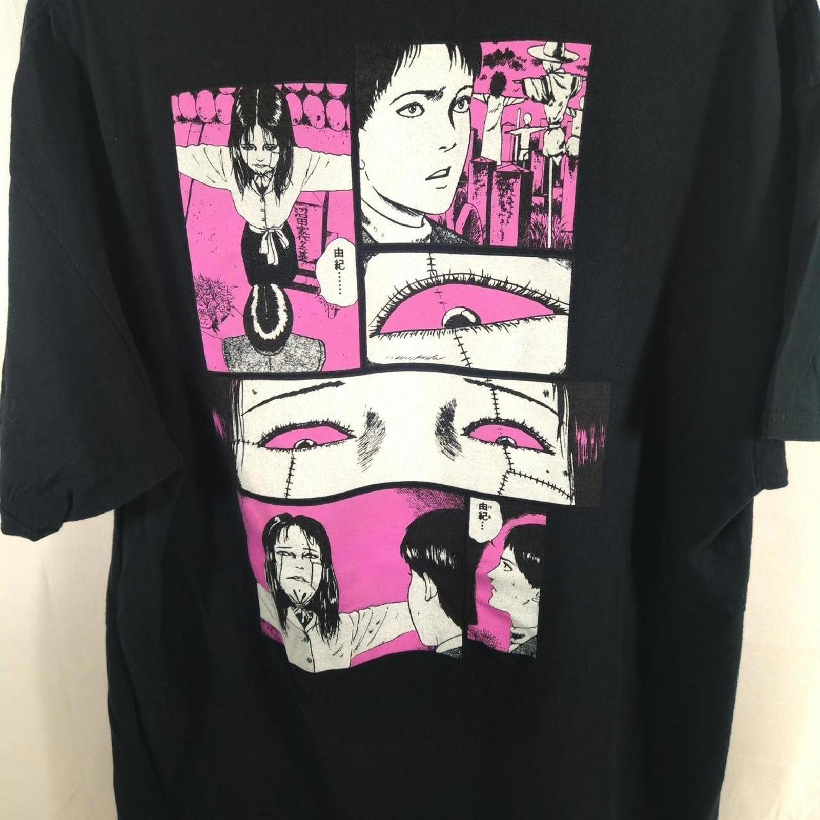 Other Junji Ito Collection Graphic T-Shirt Black Cotton Size XL Size US XL / EU 56 / 4 - 1 Thumbnail
