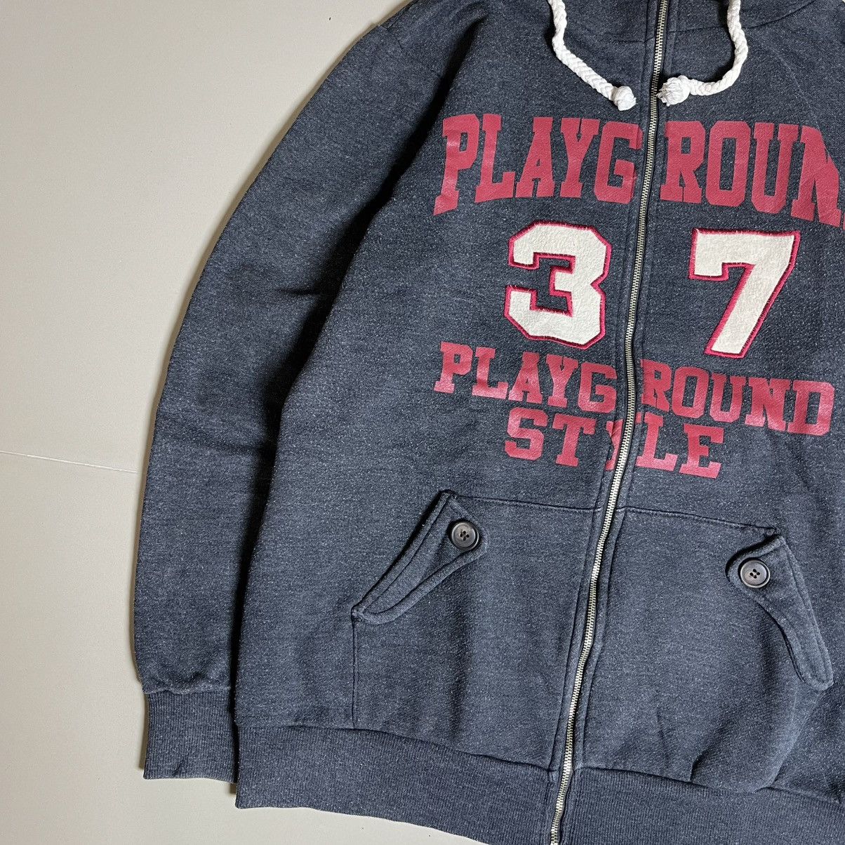 If Six Was Nine Playground 37 Fur Trim Zip Hoodie Varsity Style Size US L / EU 52-54 / 3 - 2 Thumbnail