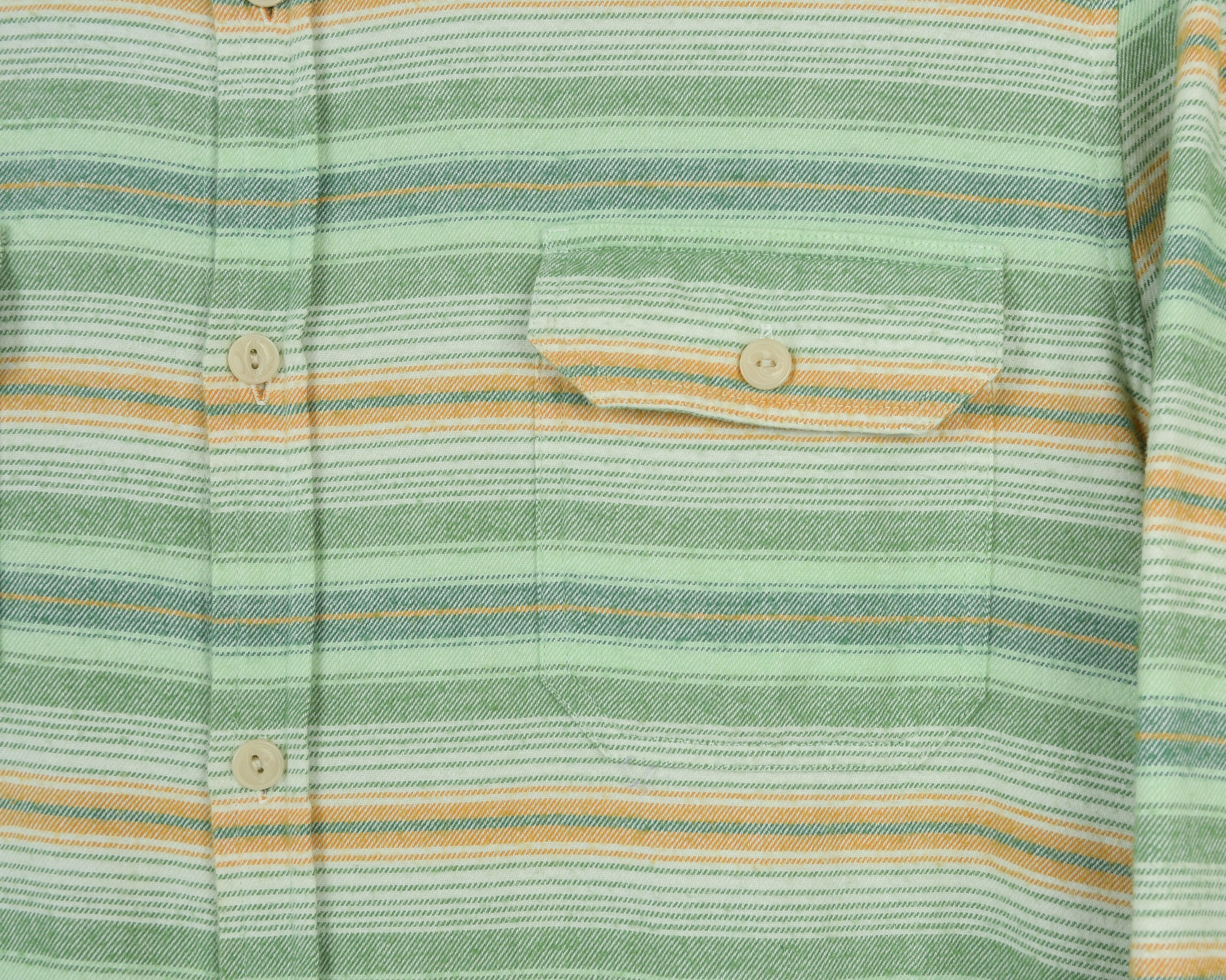 Other POCO LOCO Cotton Shirt Flannel Striped Green Button Up Size US M / EU 48-50 / 2 - 4 Thumbnail