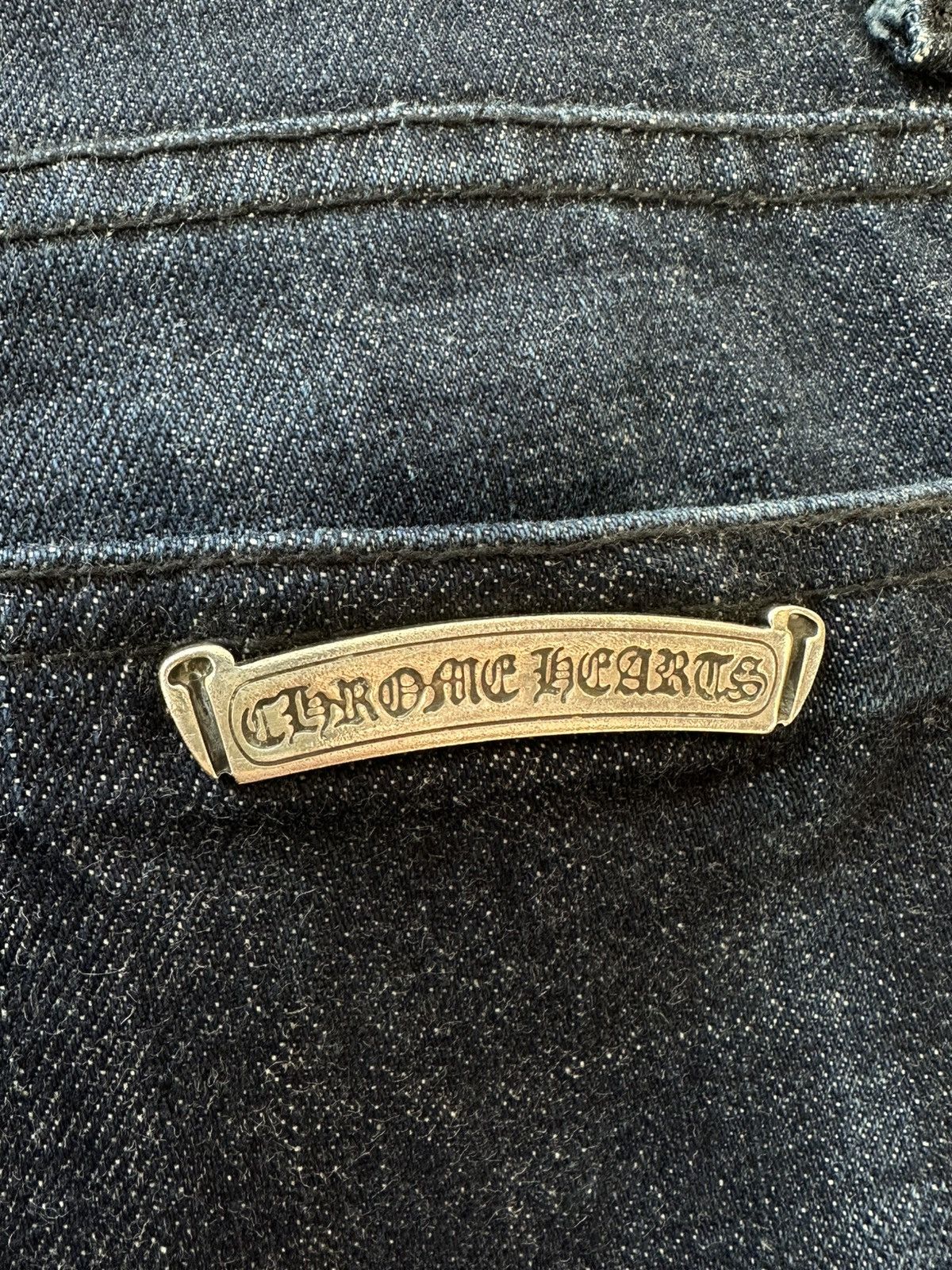 Chrome Hearts CHROME HEARTS 1 OF 1 FLARE PATCH JEANS Size US 31 - 9 Thumbnail