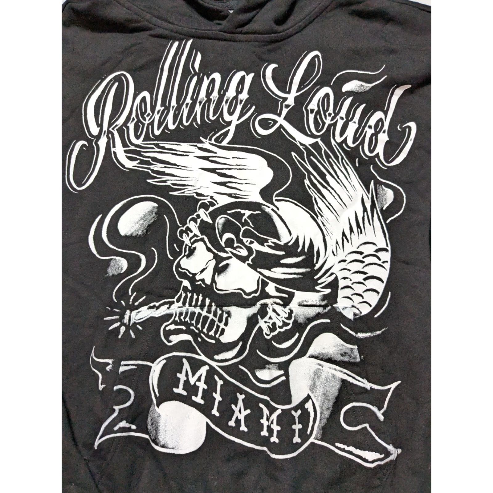 Vintage OFFICIAL Rolling Loud Hoodie Men Small Black Graphic Print Hooded Pockets Pullover Size US S / EU 44-46 / 1 - 4 Thumbnail