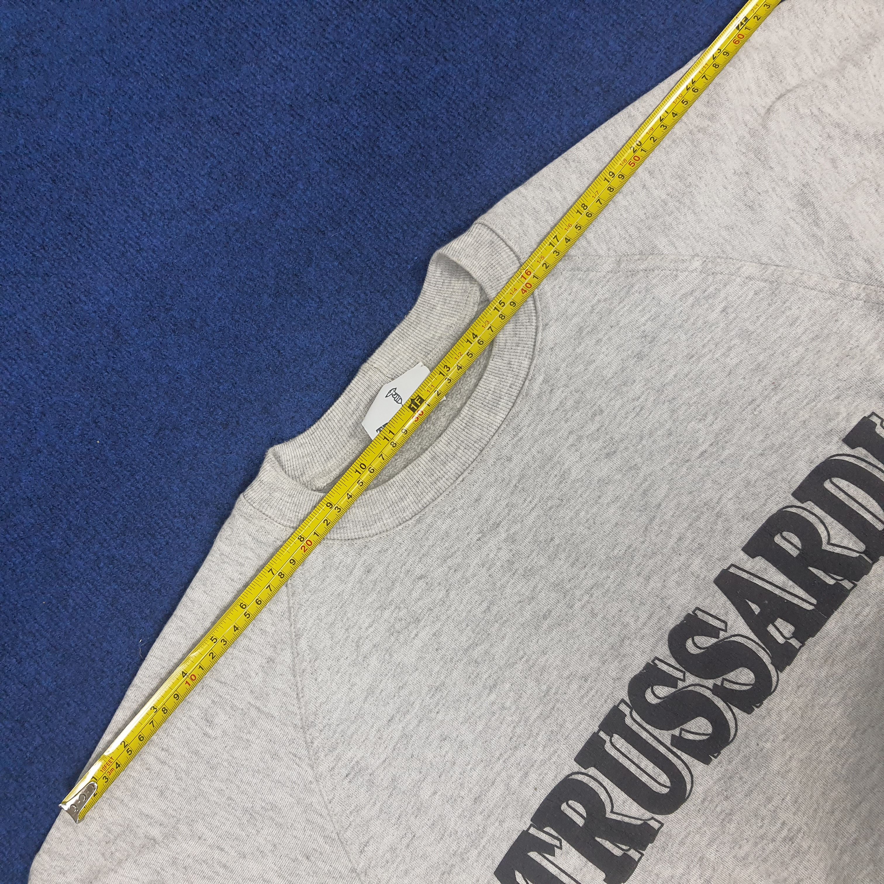 Trussardi × Vintage Vintage Trussardi Spell Out Italian Designer Sweatshirt Size US M / EU 48-50 / 2 - 12 Thumbnail
