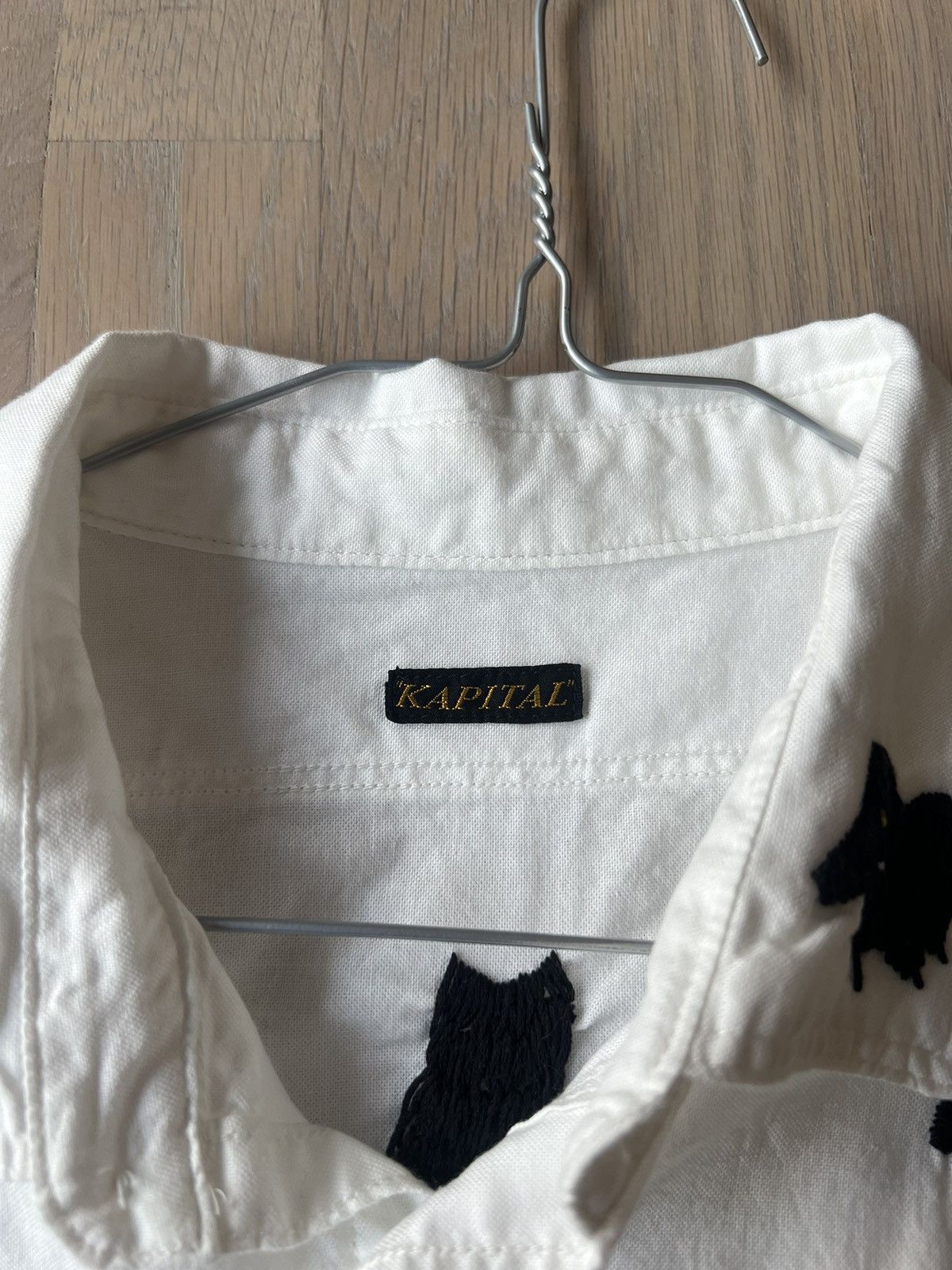 Kapital Kapital cat hand embroidered L/S shirt Size US XXL / EU 58 / 5 - 8 Thumbnail