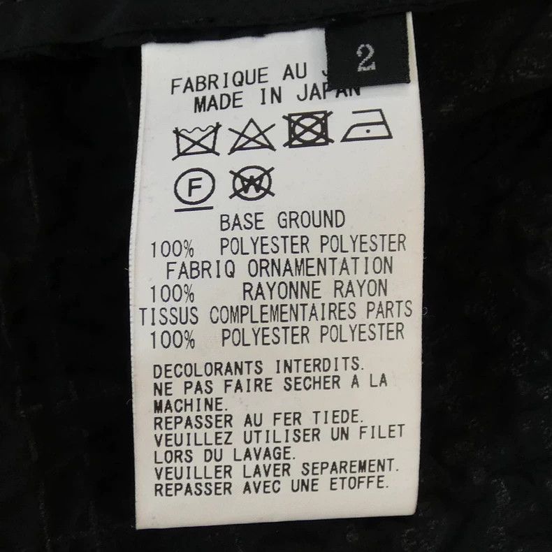 Y's Y's 3-D houndstooth wrap skirt Size 25" / US 0 / IT 36 - 5 Thumbnail