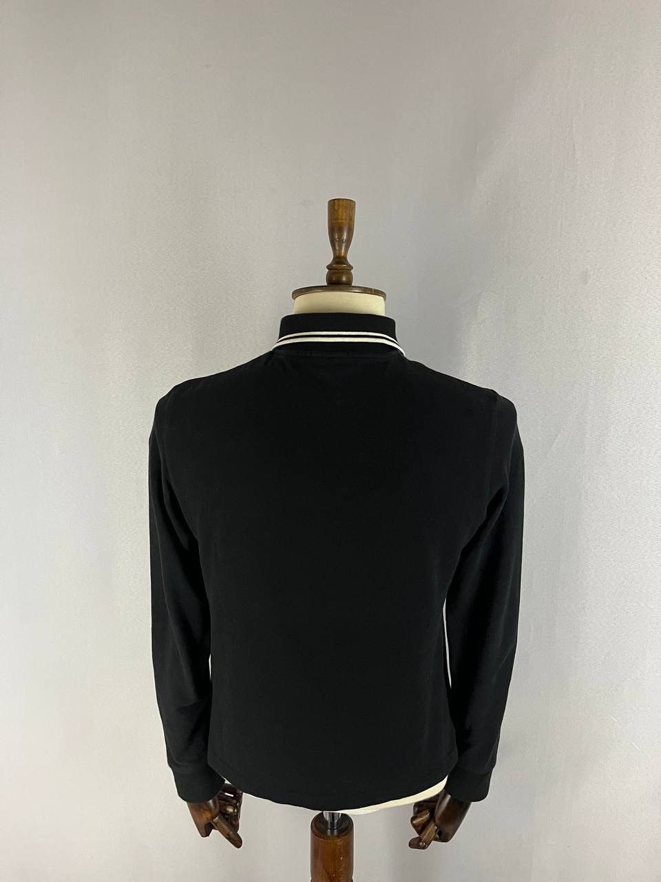 Moncler Moncler Polo Long Sleeve Black Size US L / EU 52-54 / 3 - 8 Thumbnail