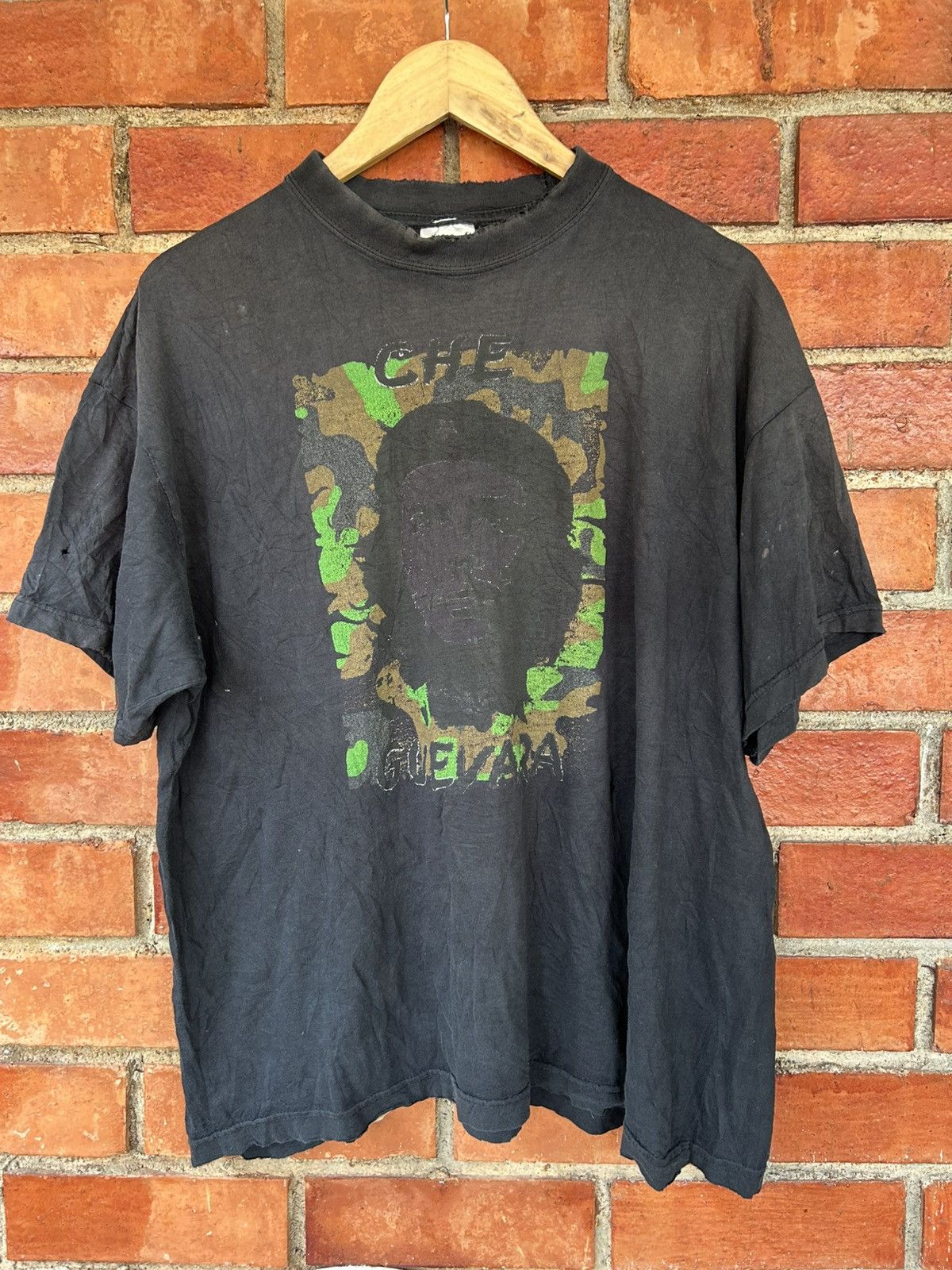 Band Tees × Vintage 💥 RARE VINTAGE BOOTLEG CHE GUEVARA DISTRESSED TEE Size US XL / EU 56 / 4 - 1 Thumbnail