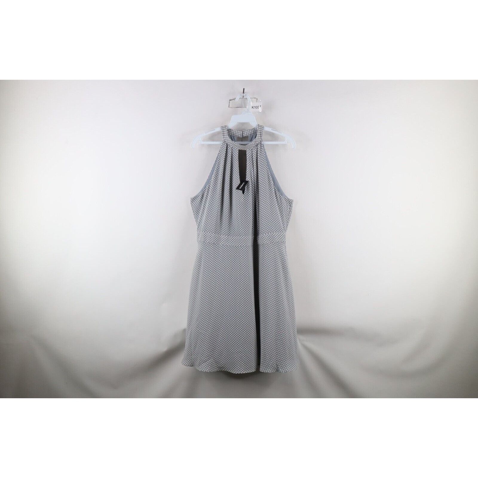 Express New Express Polka Dot Halter Neck Fit and Flare Dress Size XL / US 12-14 / IT 48-50 - 1 Thumbnail