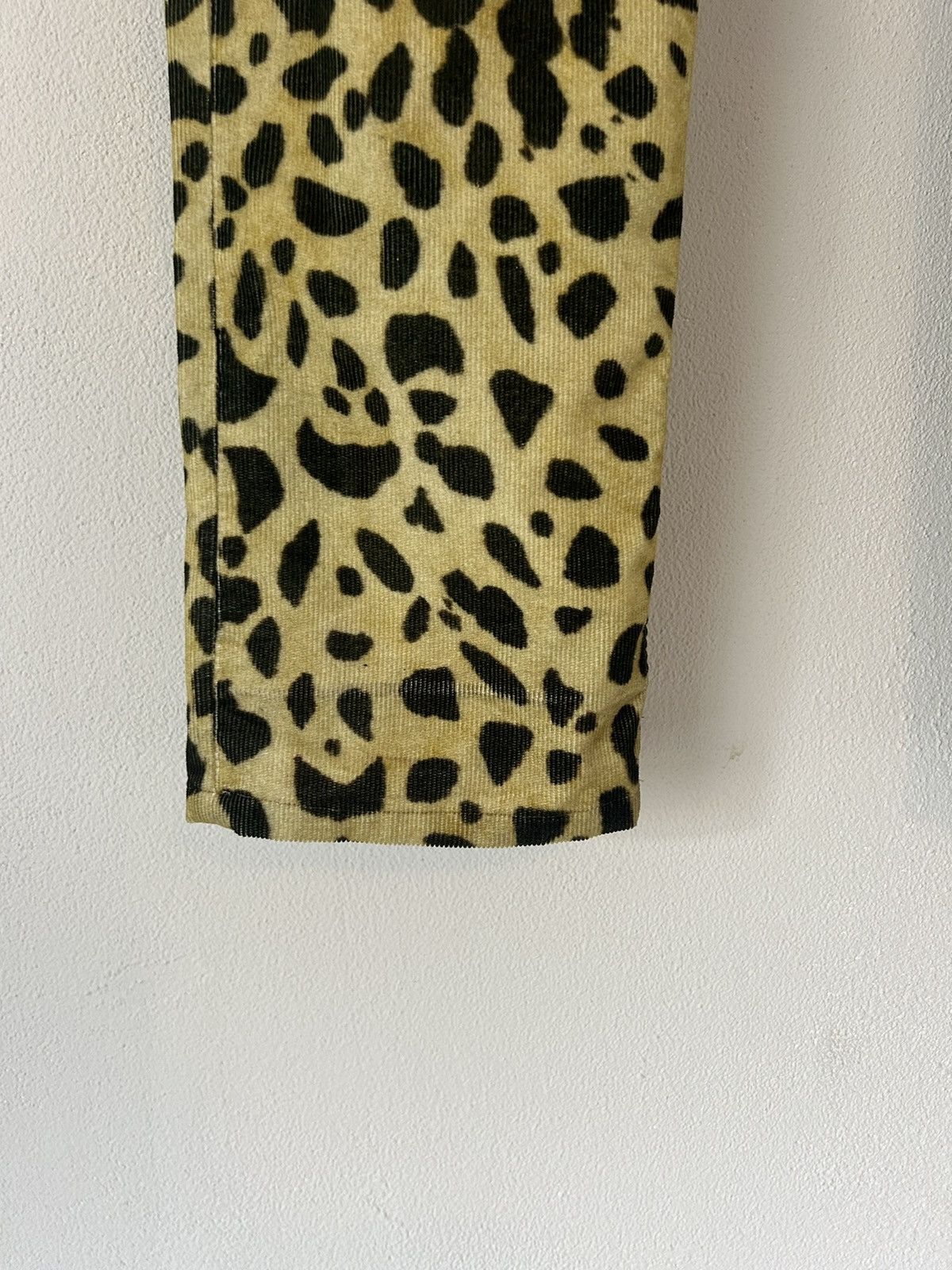 Dries Van Noten Leopard Print Corduroy Pants Size US 30 / EU 46 - 7 Thumbnail