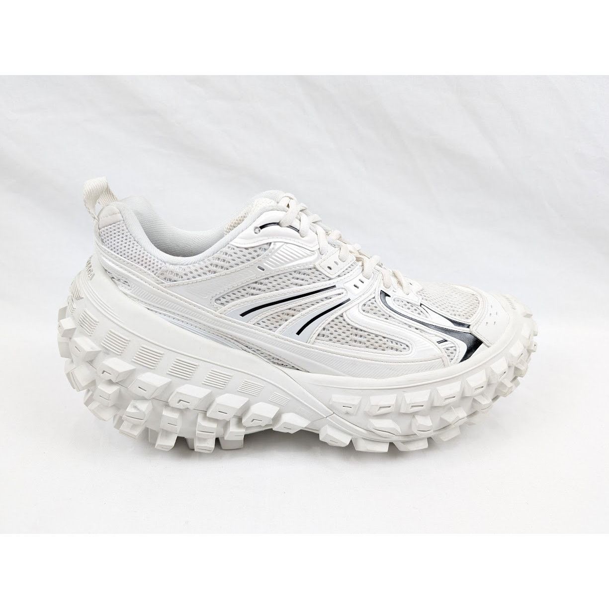 Balenciaga o1rshd1 Bouncer/Contrast Sneakers in Eggshell/Black Size US 9 / EU 42 - 14 Thumbnail