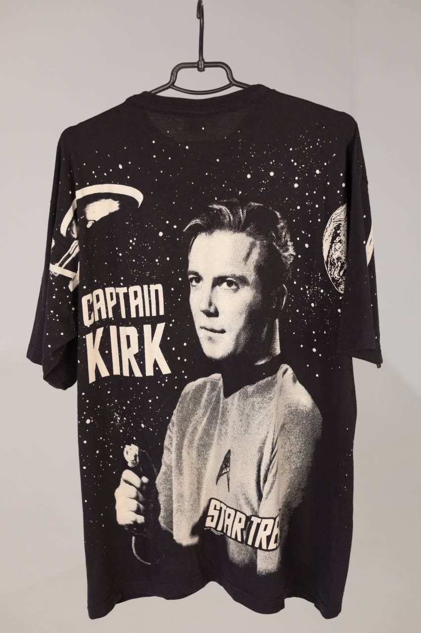 Vintage STAR TREK VINTAGE ALL OVER PRINT 1993 SHATNER CAPTAIN KIRK Size US XL / EU 56 / 4 - 6 Thumbnail