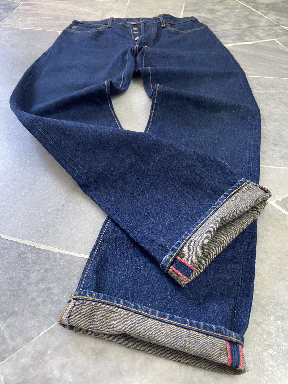 Blue Blue Japan Japan Blue Jeans Indigo Selvedge Denim Jeans Size US 31 - 2 Thumbnail