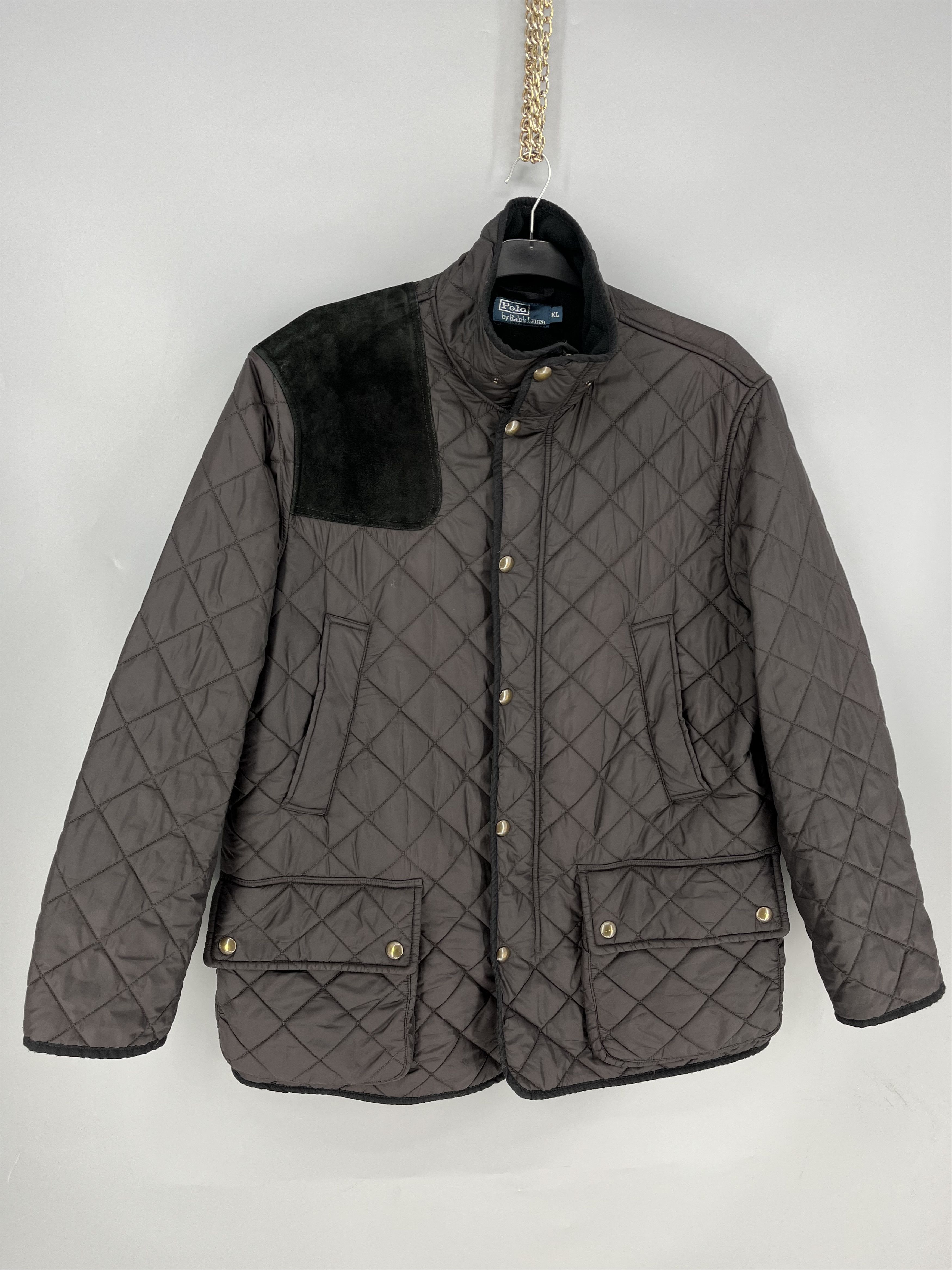 Polo Ralph Lauren Vintage Polo Ralph Lauren Quilted Field Jacket Fleece Size US XL / EU 56 / 4 - 2 Thumbnail