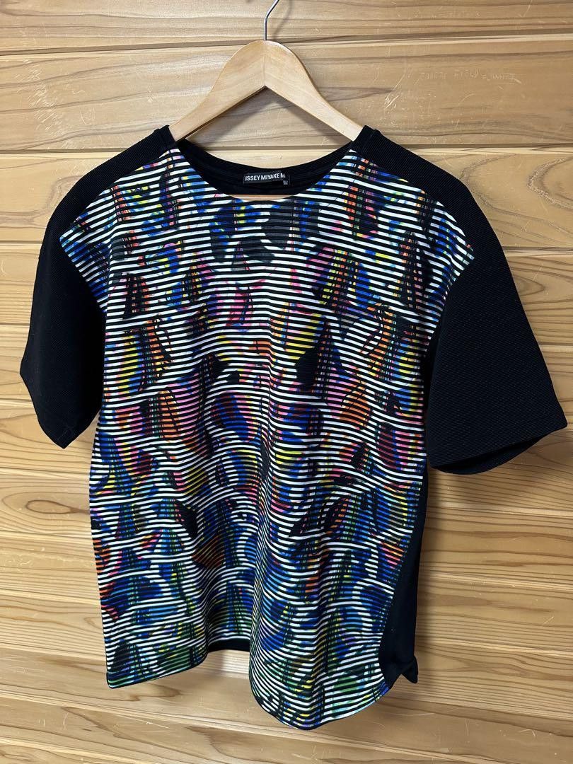 Issey Miyake Men Multicolor Short Sleeve Sweatshirt