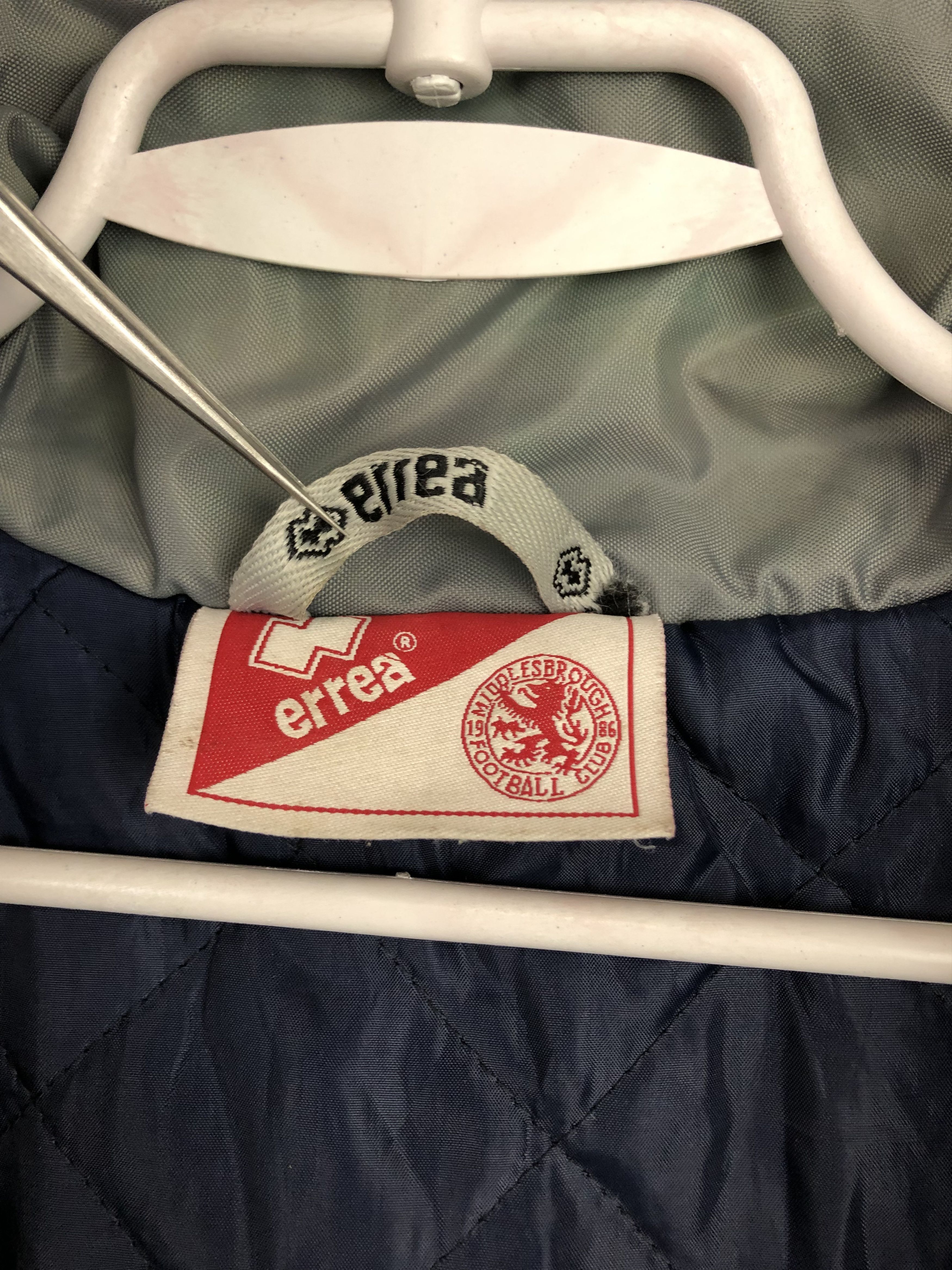 Vintage Vintage 90's Middlesbrough Football Jacket Soccer Warm Track Size US L / EU 52-54 / 3 - 8 Thumbnail
