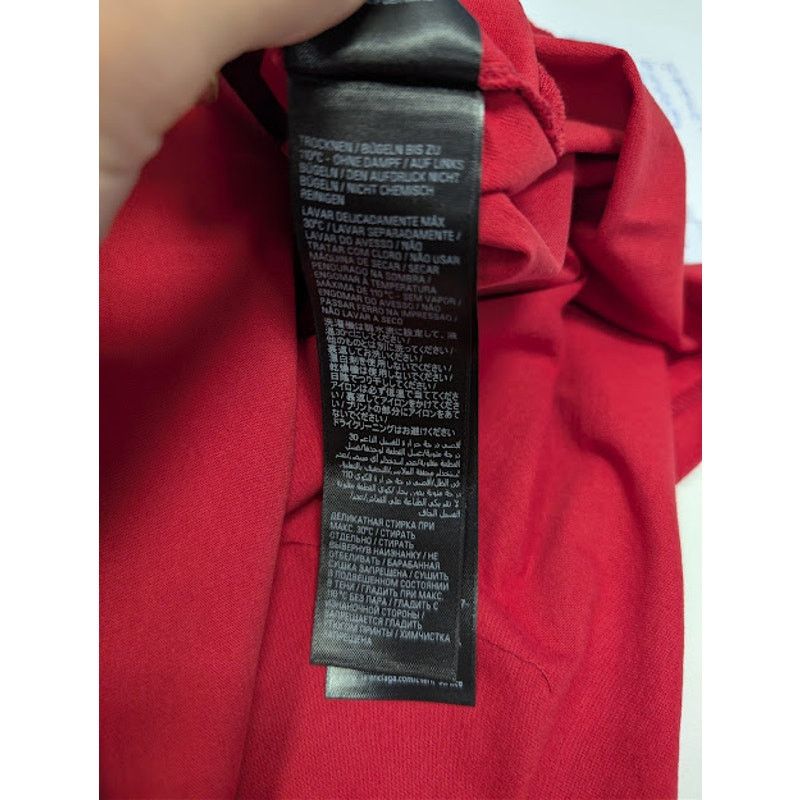 Balenciaga o1rshd1 Sweetheart Dry Jersey Medium Fit T-Shirt in Red Size US L / EU 52-54 / 3 - 19 Thumbnail