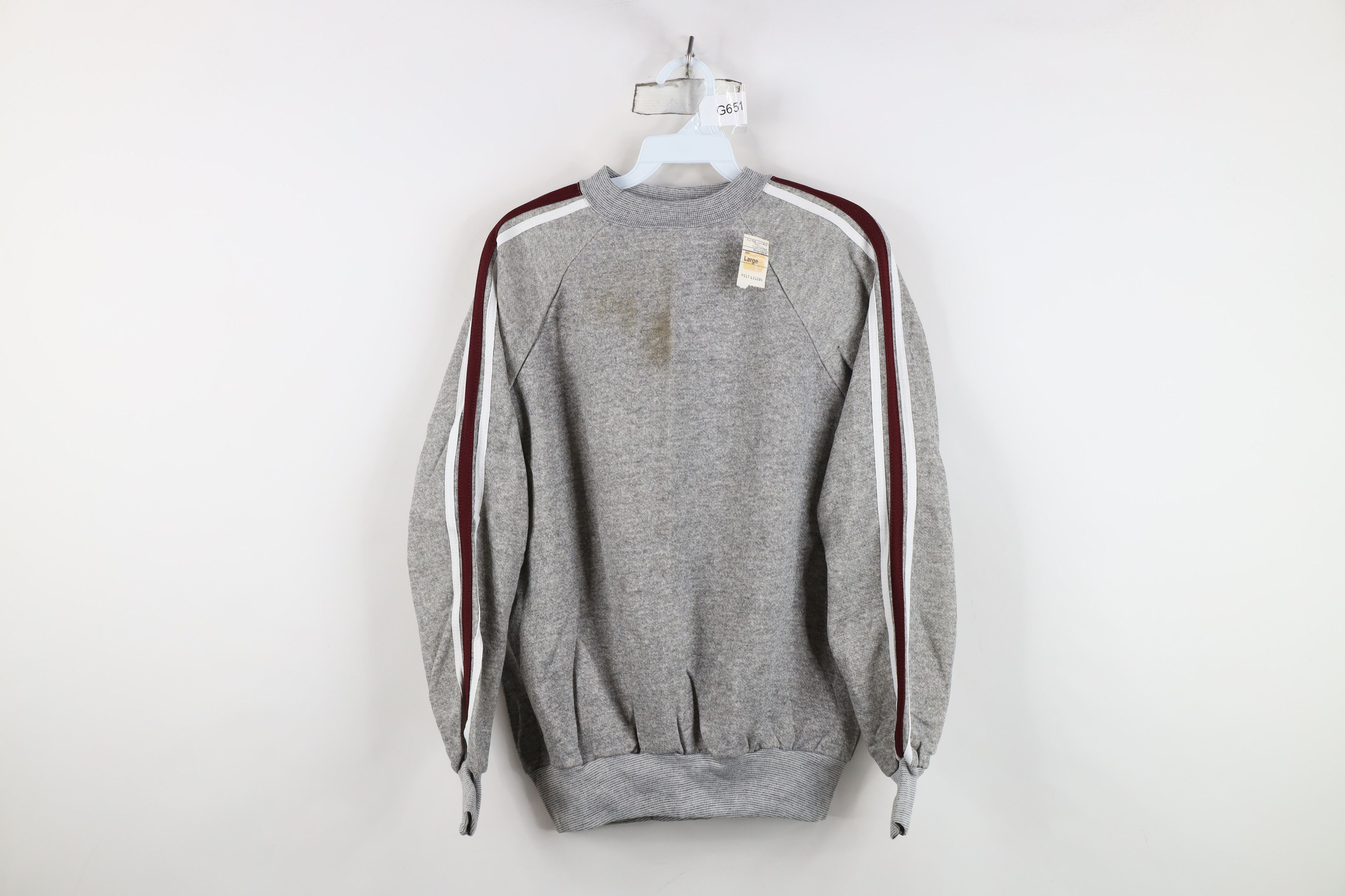 Vintage Deadstock Vintage 60s 70s Streetwear Triblend Sweatshirt USA Size US L / EU 52-54 / 3 - 1 Thumbnail