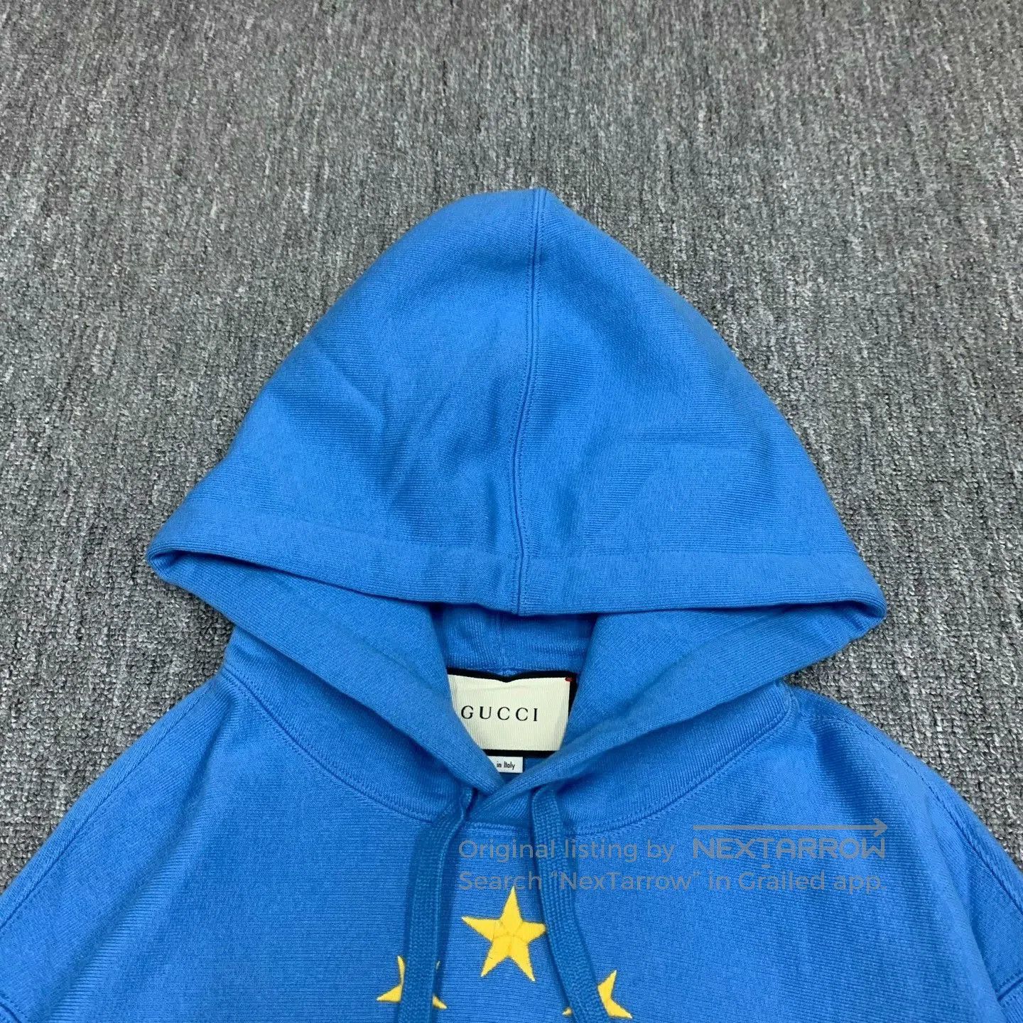 Gucci gucci blue logo hoodie with drawstrings. Size US XS / EU 42 / 0 - 3 Thumbnail