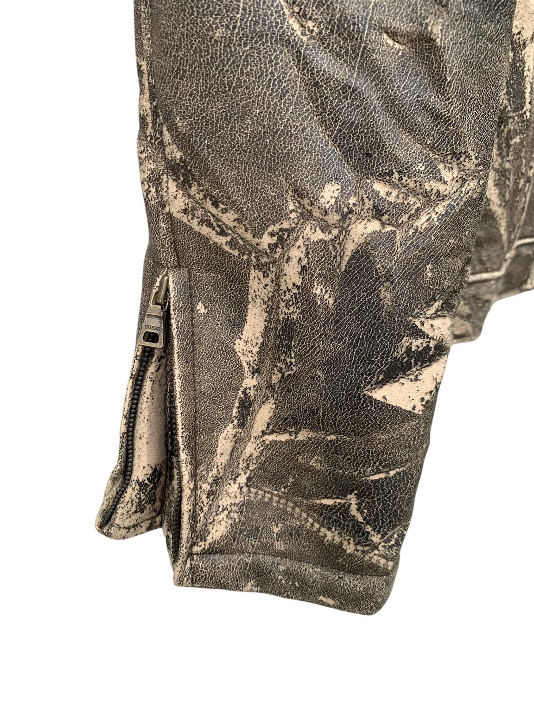 Guess Vintage Guess Co Genius Faux Leather Jacket Size US M / EU 48-50 / 2 - 12 Thumbnail