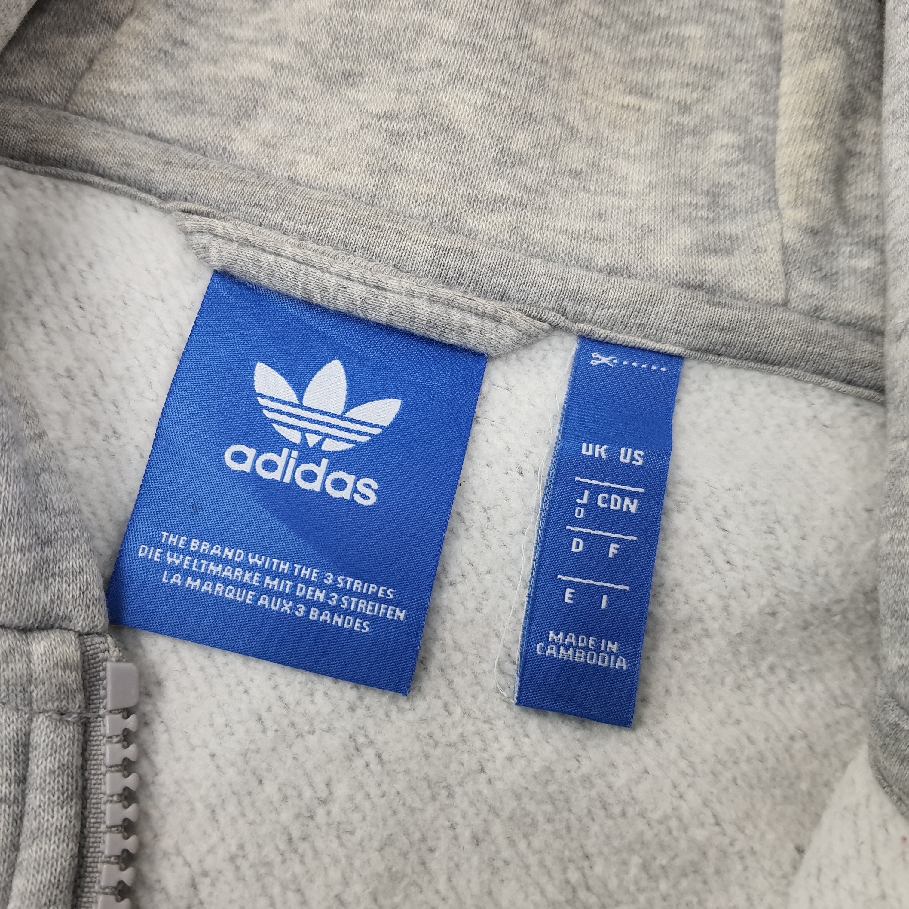Adidas Vintage Adidas 3 Stripes Zipper Hoodie C261N27 Size US M / EU 48-50 / 2 - 6 Thumbnail