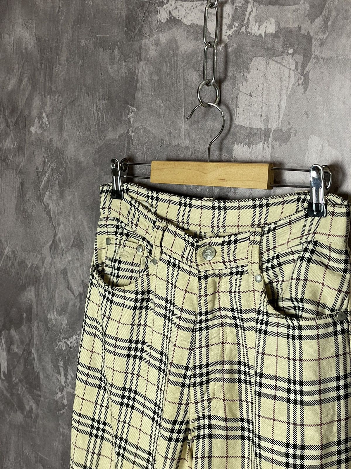 Burberry × Vintage Burberry nova check pants vintage full print Size 28" / US 6 / IT 42 - 8 Thumbnail