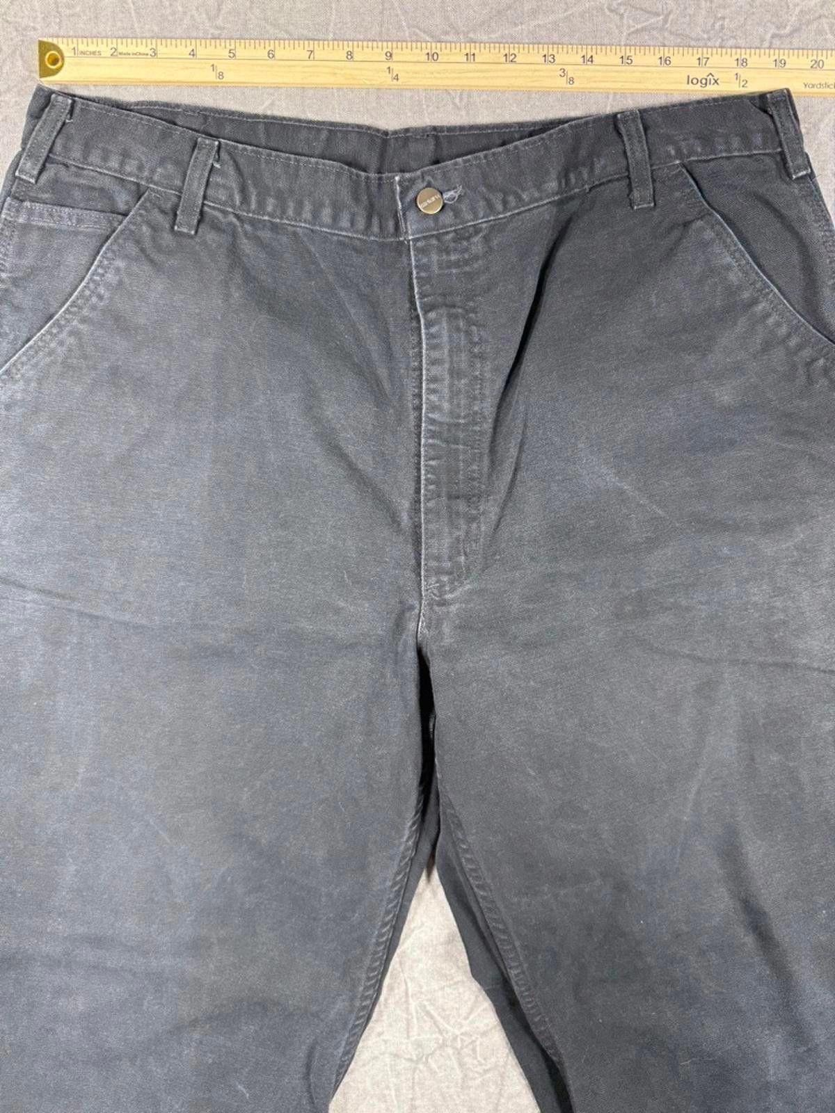 Carhartt Carhartt Jeans Men's 42x34 Black Pants 2 Size US 42 / EU 58 - 5 Thumbnail
