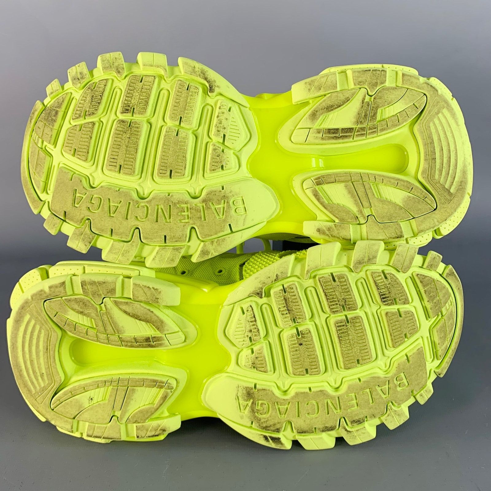 Balenciaga BALENCIAGA Size 6 Track 3 Green Neon Nylon Chunky Sneakers Size US 6 / EU 39 - 6 Thumbnail