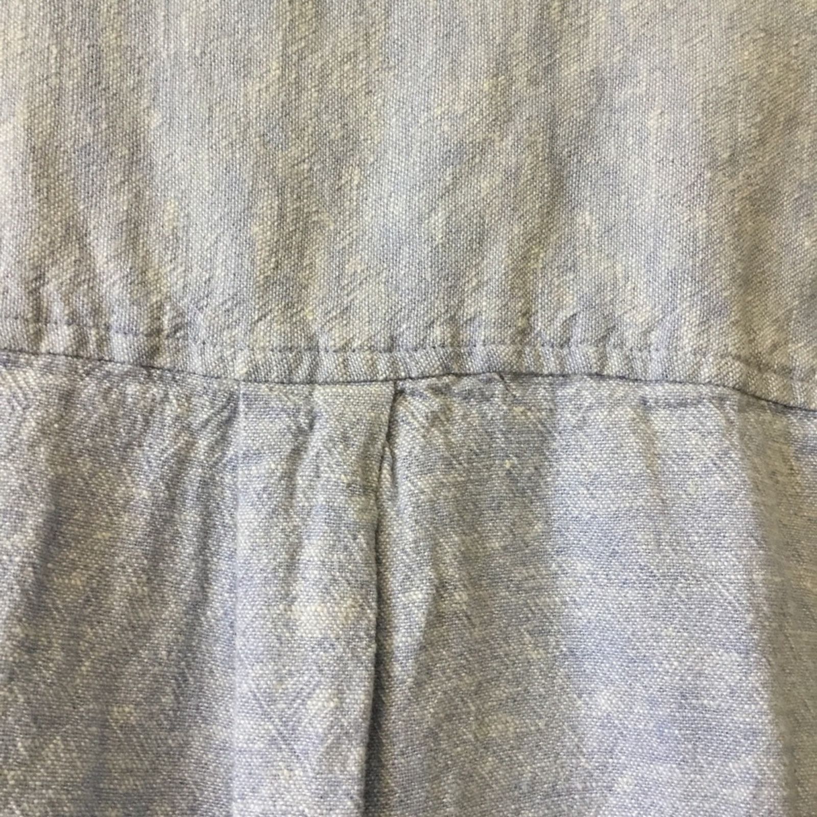 Other Cable & Gauge Blue Short Sleeve V-Neck Front Twist Top Size M / US 6-8 / IT 42-44 - 6 Thumbnail