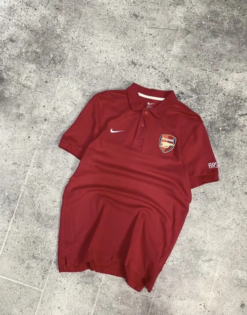 Nike × Vintage Arsenal Nike Fly Emirates Jersey Shirt Tee Fan Football Size US M / EU 48-50 / 2 - 3 Thumbnail