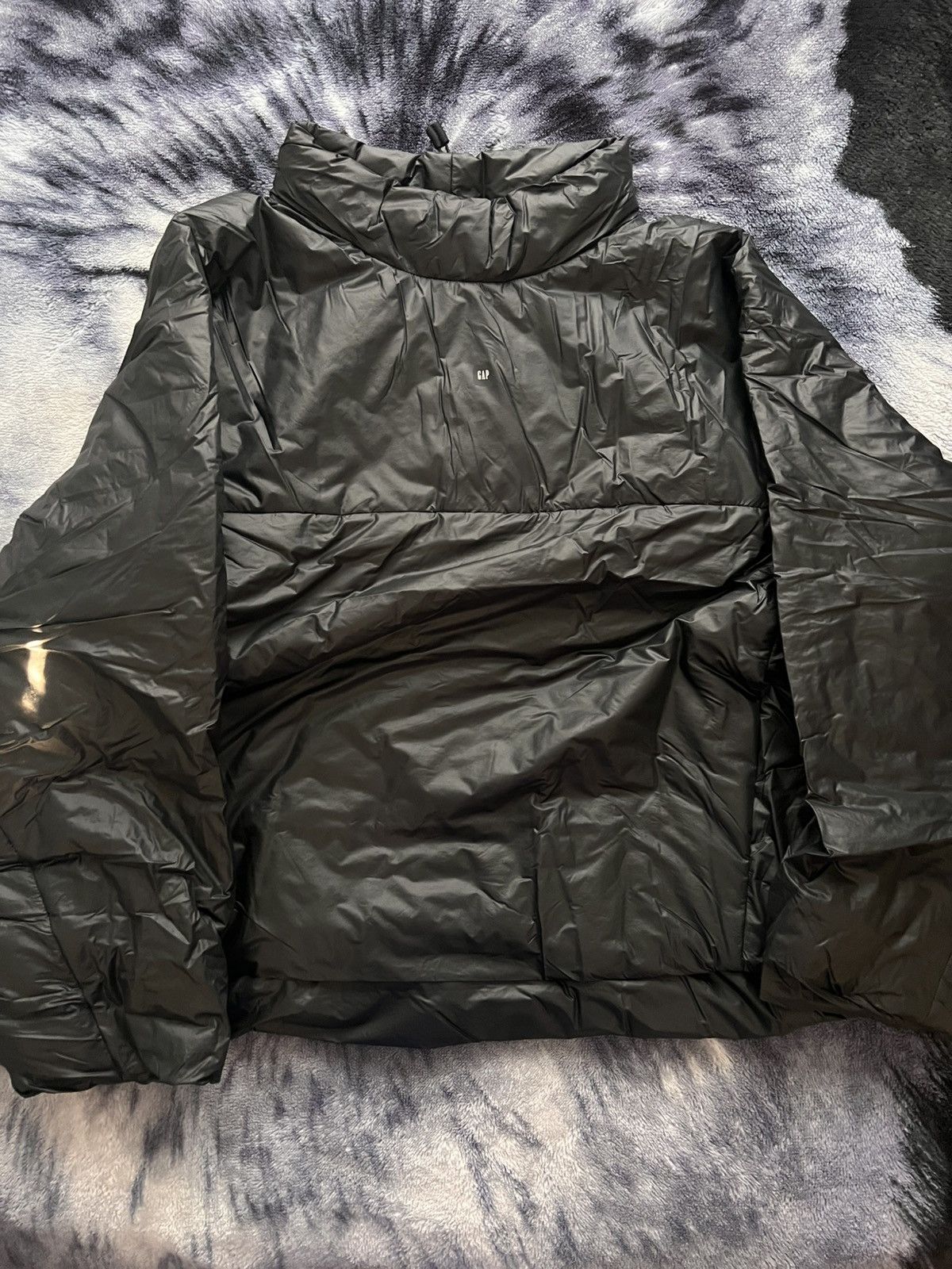 Balenciaga × Gap × Yeezy YGEBB 2022 Mock Neck Puffer Jacket In Black Size US M / EU 48-50 / 2 - 1 Thumbnail