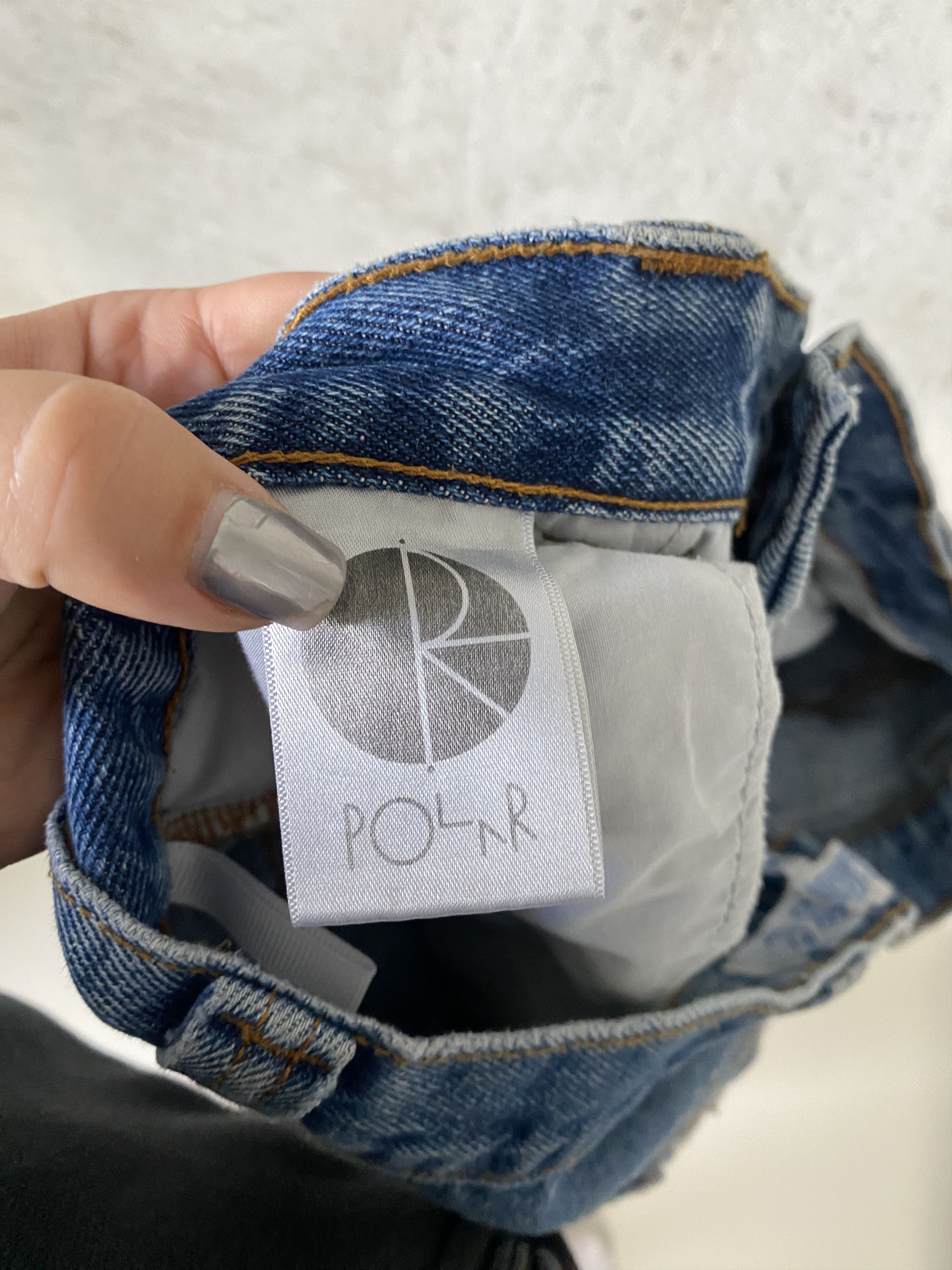 Polar Skate Co. Polar Skate Big Boy distressed denim jeans pants Size US 32 / EU 48 - 6 Thumbnail