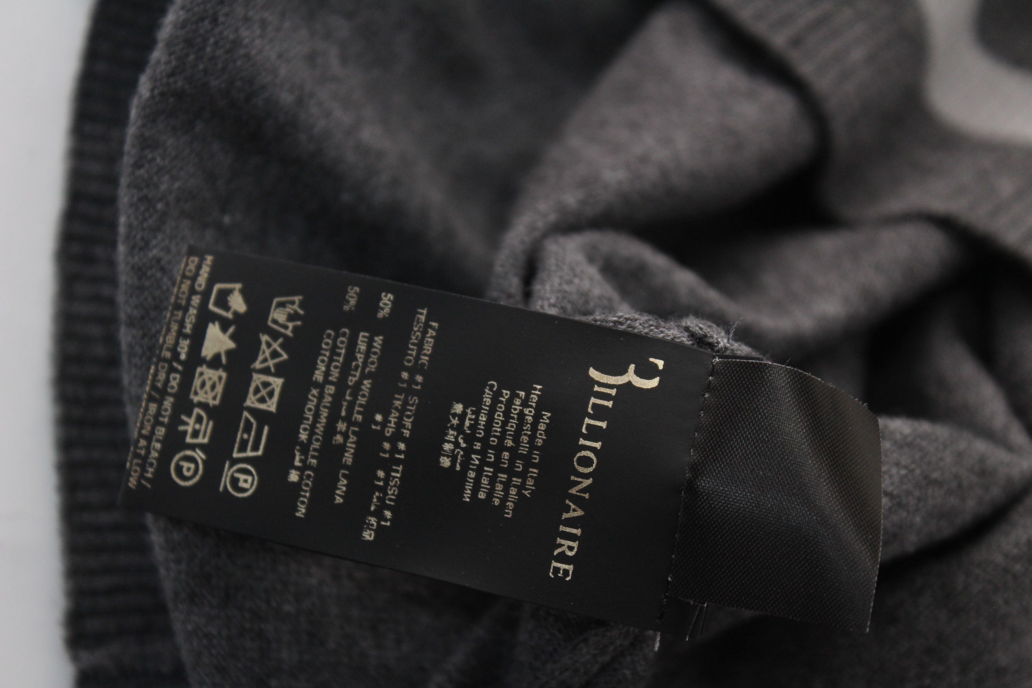 Billionaire Couture Billionaire Zip Mock Neck Crest Sweater Size US S / EU 44-46 / 1 - 15 Thumbnail