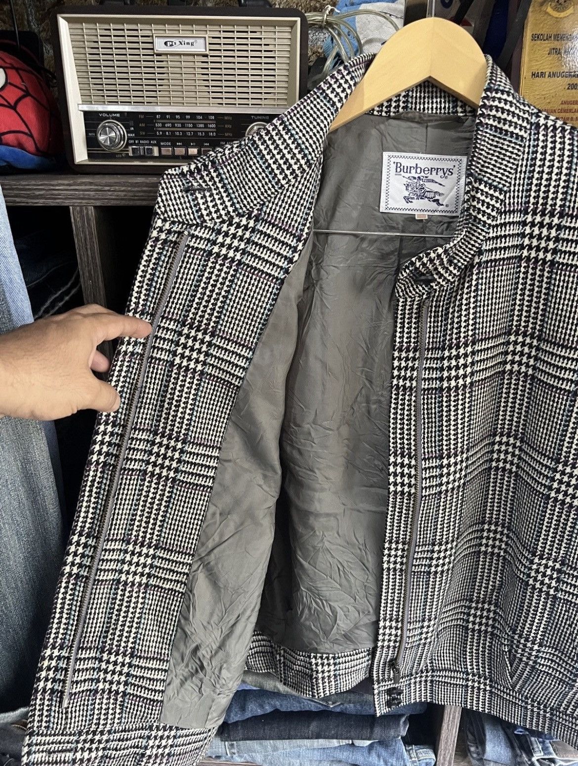 Burberry 🔥Vintage Burberrys’ Zipper Jacket Size L / US 10 / IT 46 - 11 Thumbnail