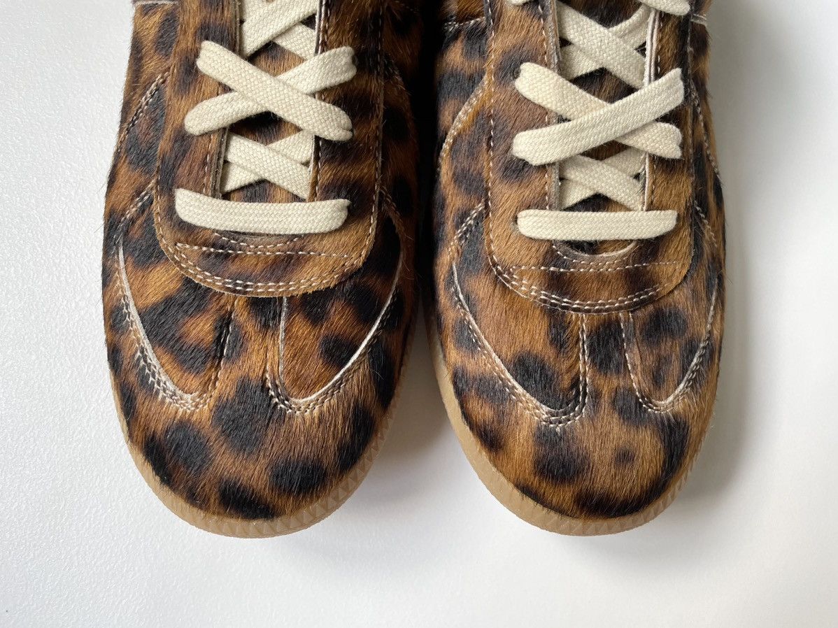 Maison Margiela A/W 17 'Leopard Print Fur' GAT Sneakers | Grailed