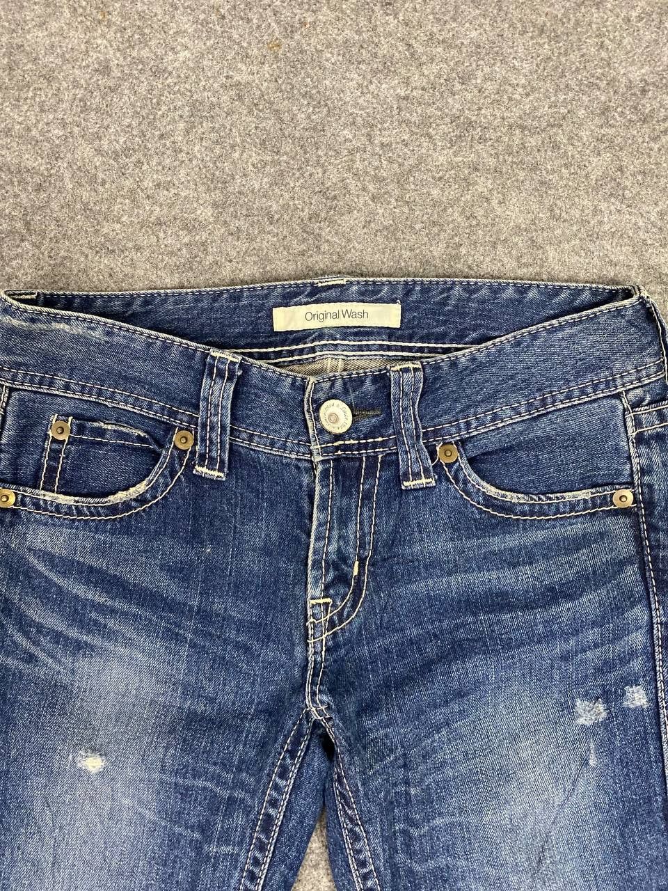 Uniqlo vintage uniqlo japanese bootcut flare distressed denim Size 32" / US 10 / IT 46 - 7 Thumbnail