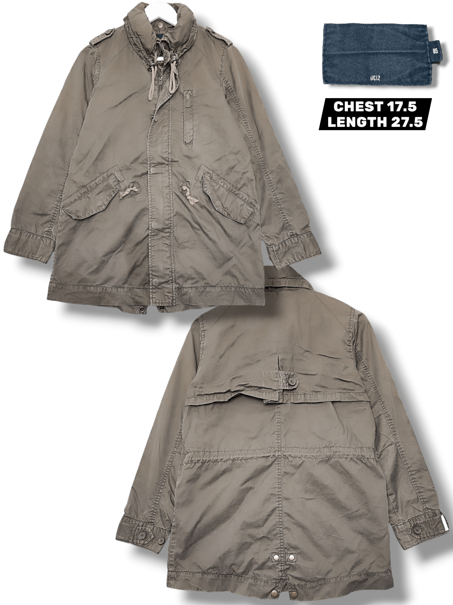 Alpha Industries Army Ugiz Parka Fishtail Bondage Jacket Hoodie Size US S / EU 44-46 / 1 - 1 Thumbnail