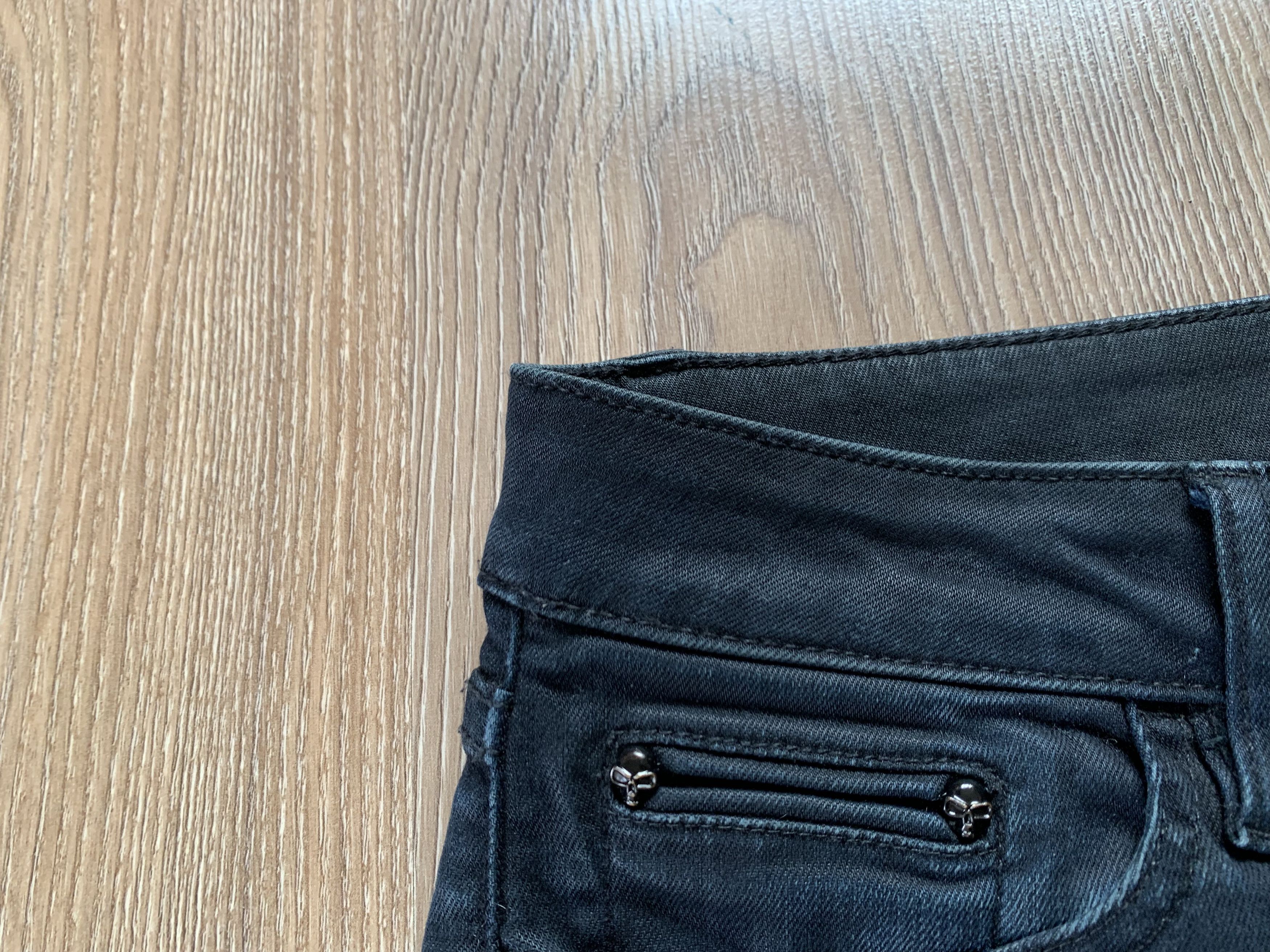 Designer × The Kooples The Kooples Short Fit Waxed Jeans Size 27" / US 4 / IT 40 - 7 Thumbnail