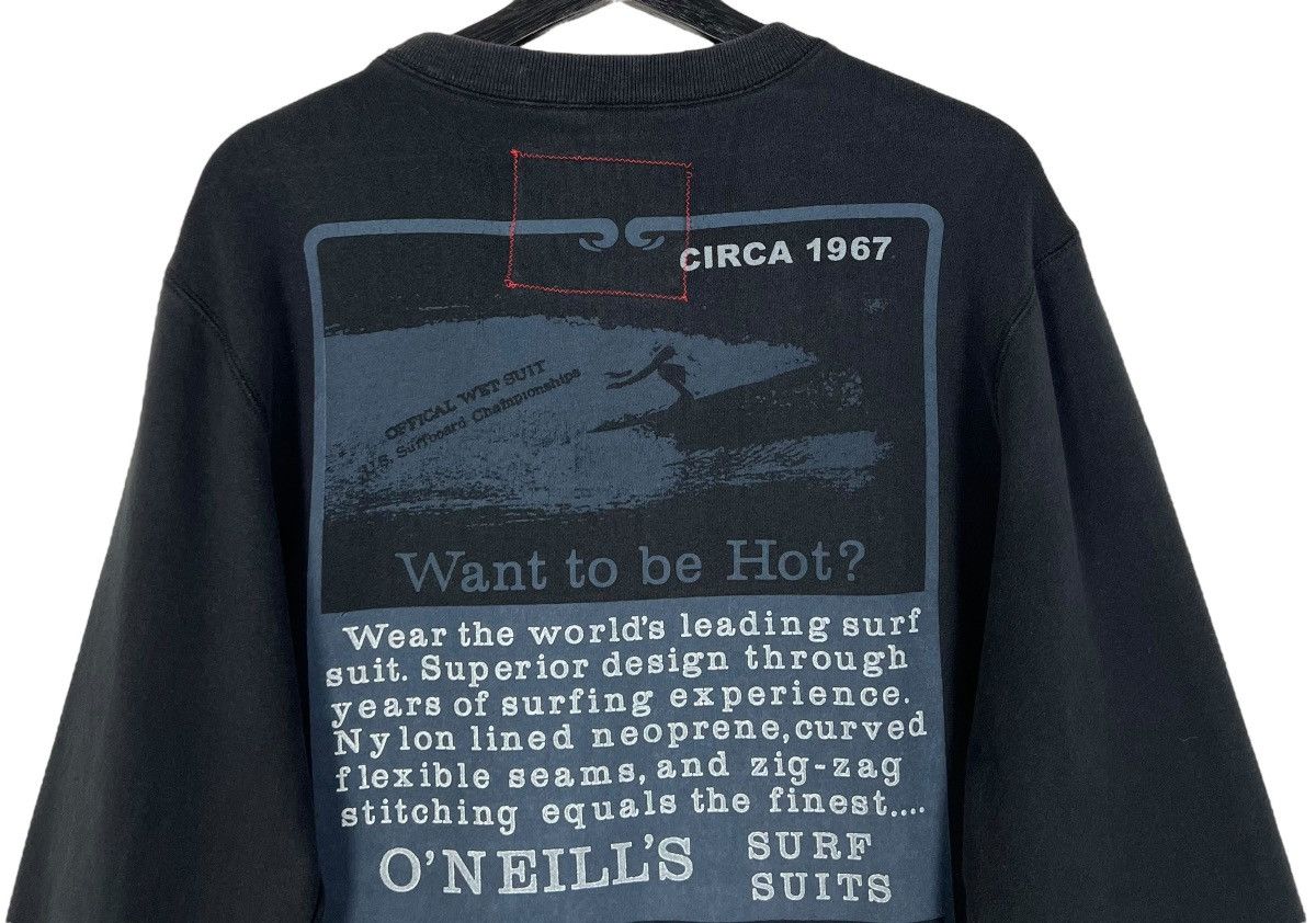 Billabong × O'Neill × Quiksilver Vintage Oneill Wetsuits Heritage Surfin Crew Neck Size US M / EU 48-50 / 2 - 5 Thumbnail
