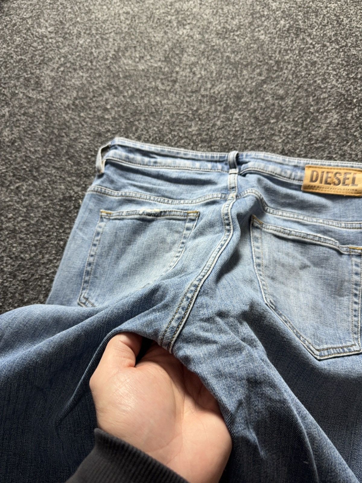 Diesel Luxury 00s Y2K Diesel D-Fayza Boyfriend Low Waist Jeans Size 27" / US 4 / IT 40 - 19 Thumbnail