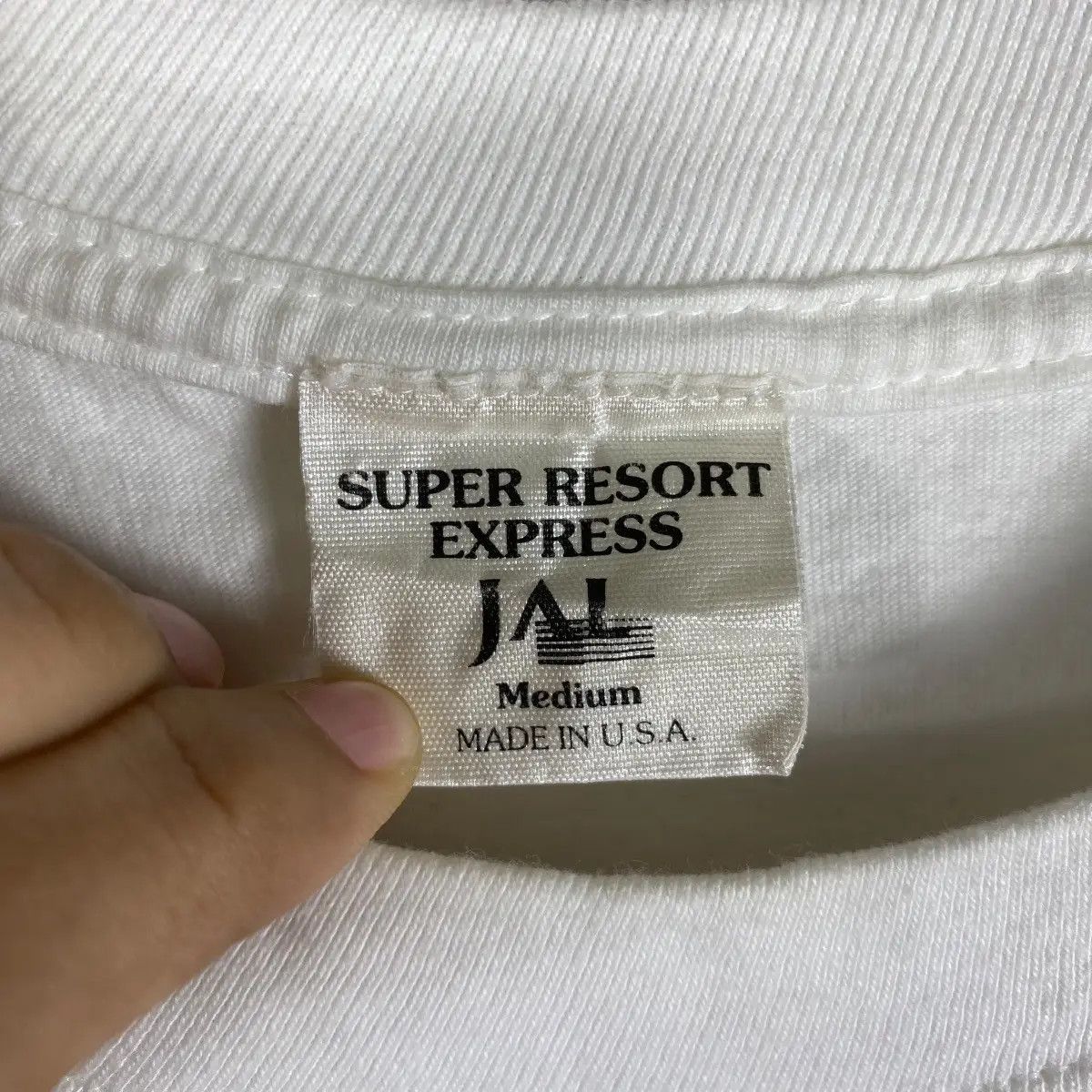 Vintage Vintage 90's SUPER RESORT EXRESS Habitat Graphic Tee Shirt Size US M / EU 48-50 / 2 - 7 Thumbnail
