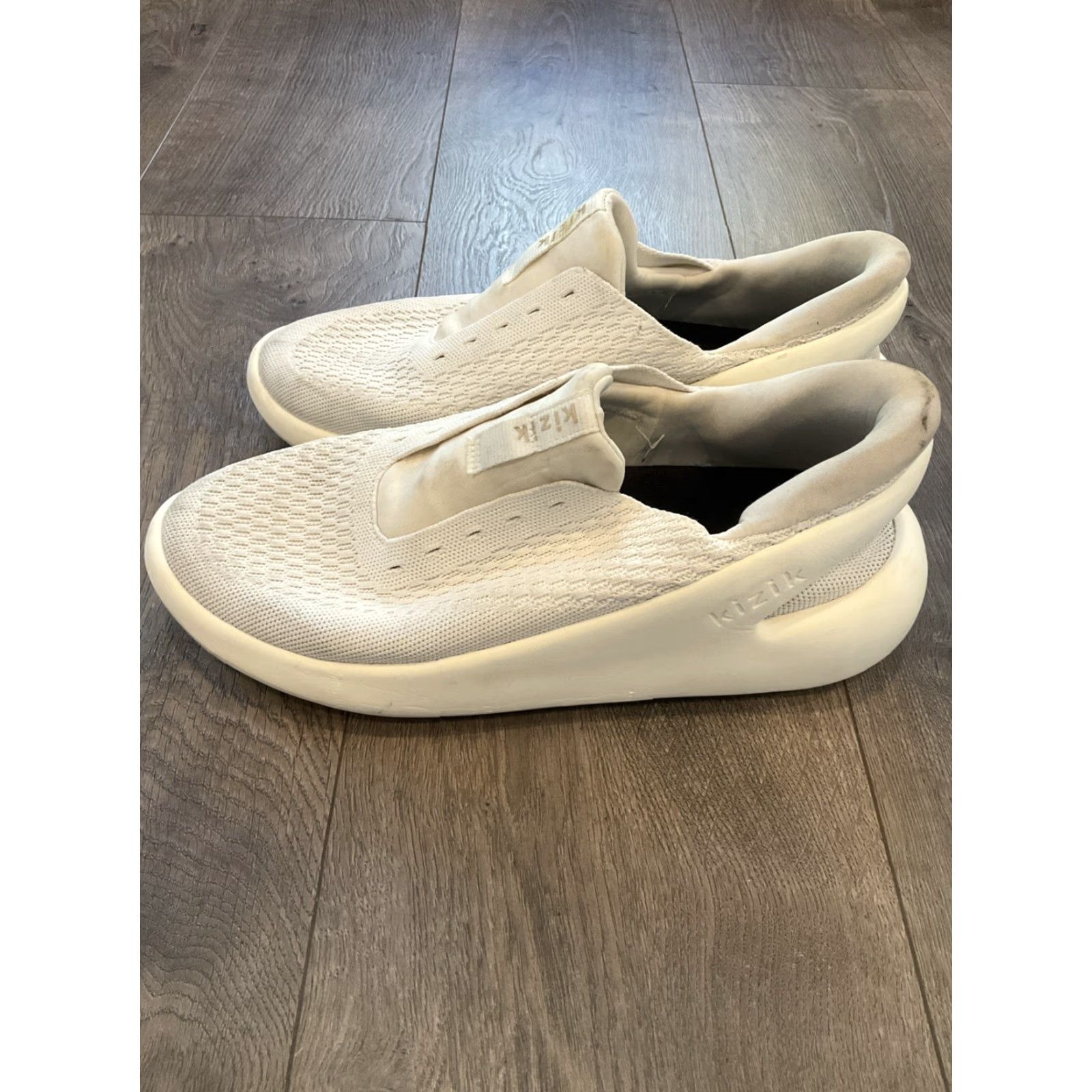 ROAMER Kizik Roamer Sneaker Men 8.5 Pebble Gray No Laces Size 8.5 Gray Pebbles Casual Synthetic Upper Mens Size US 8.5 / EU 41-42 - 2 Thumbnail