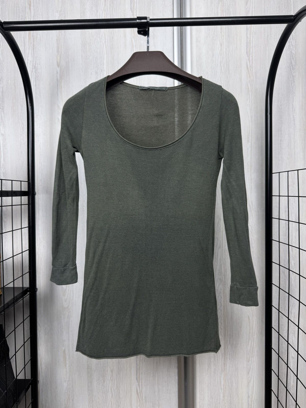 Transit Transit Par-Such round neck cotton viscose stretch ls tee Size XS / US 0-2 / IT 36-38 - 1 Thumbnail