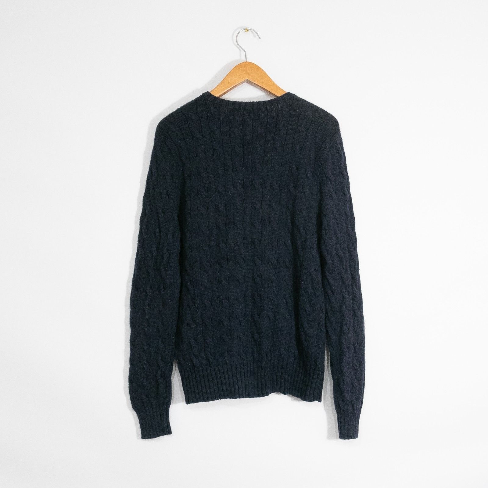 Polo Ralph Lauren Vintage 90s Polo Ralph Lauren Cable Knit Cotton Sweater Larg Size US L / EU 52-54 / 3 - 6 Thumbnail