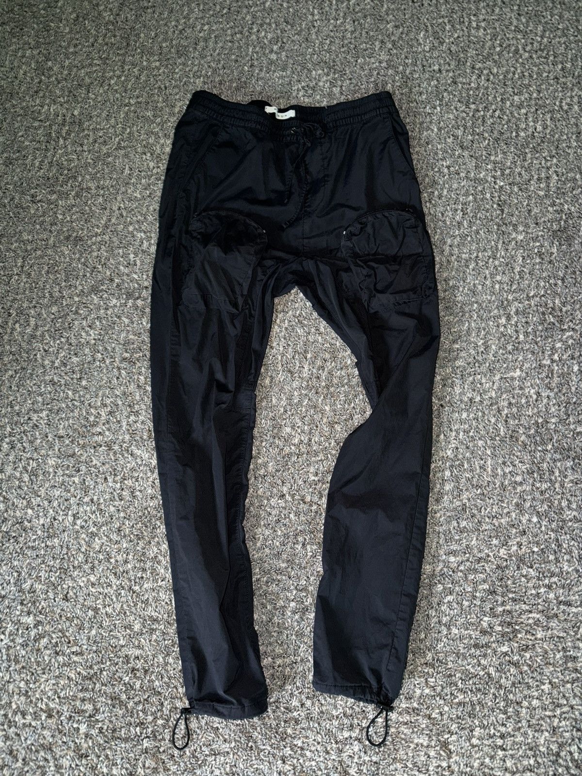 Other Black Drop Crotch Pacsun cargo joggers utility Size US 30 / EU 46 - 2 Thumbnail