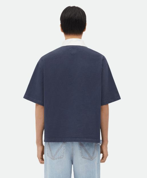 Bottega Veneta Relaxed Fit Washed-Out Polo Size US L / EU 52-54 / 3 - 2 Thumbnail