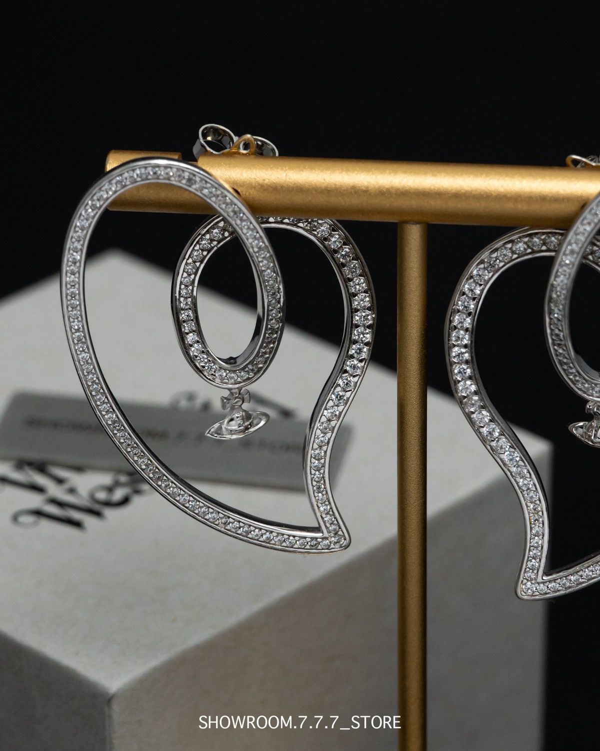 Vivienne Westwood Vivienne Westwood Sosanna Large Earrings Size ONE SIZE - 6 Thumbnail