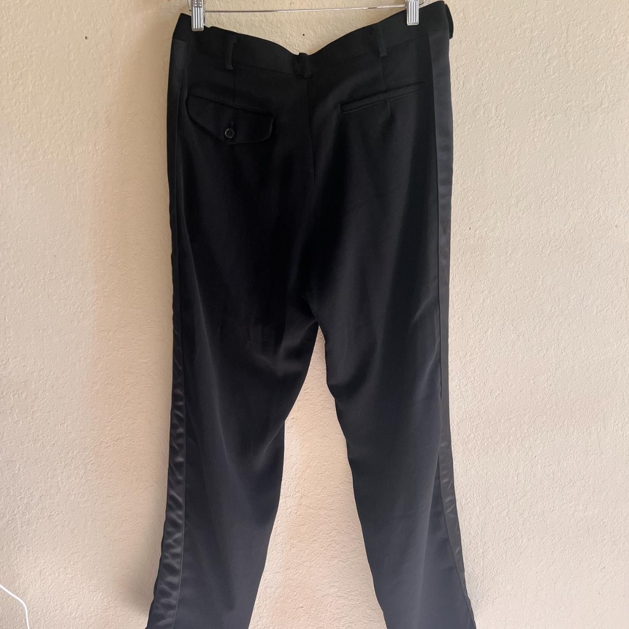 Comme des Garcons Comme des Garcons Black Cropped Pants with Side Stripe Size US 35 - 4 Thumbnail