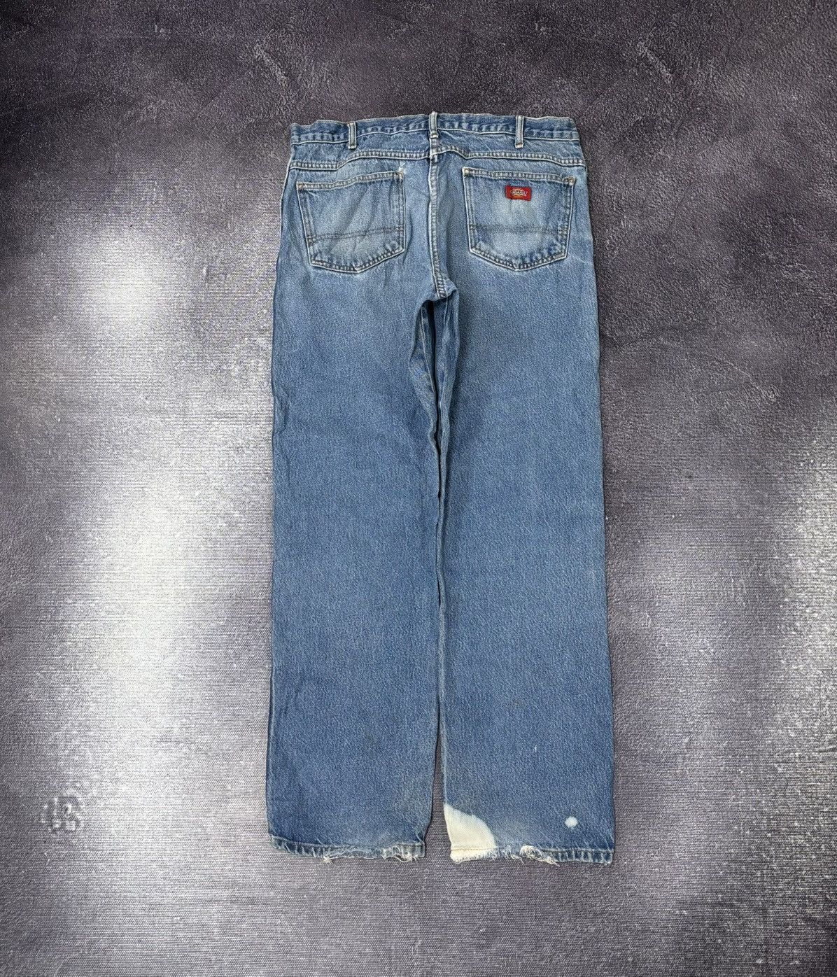 Dickies Vintage Dickies Regular Fit Y2K Faded Blue Work Denim Jeans Size US 36 / EU 52 - 1 Thumbnail