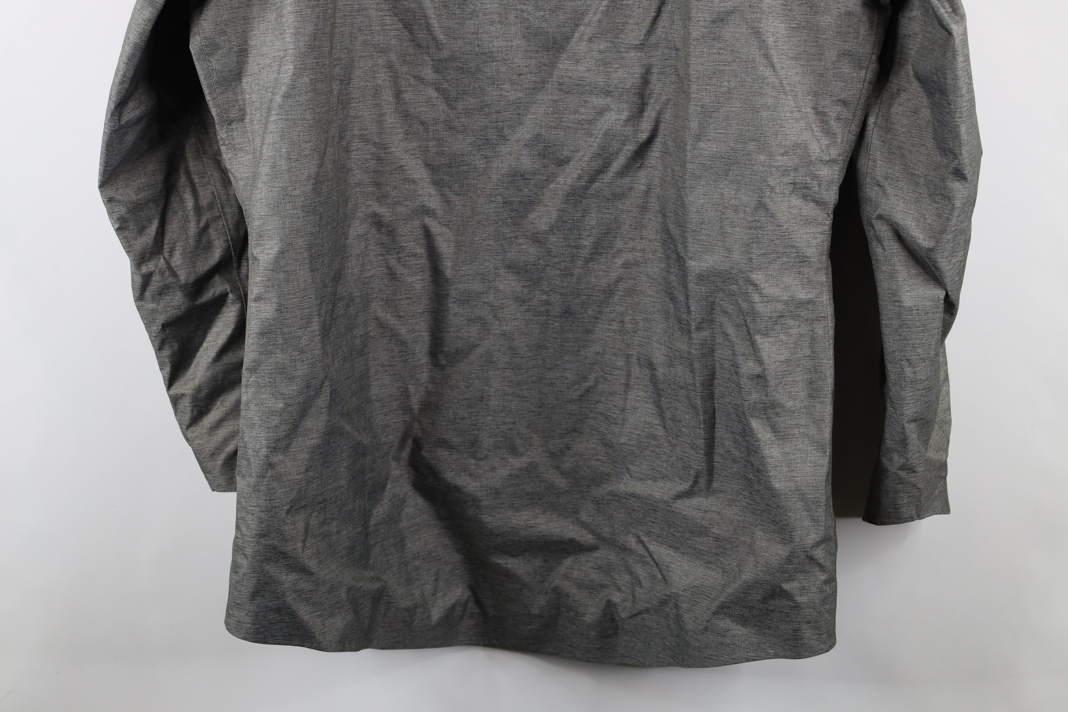Gymshark × Vintage Gymshark Full Length Zip Parka Rain Jacket Coat Heather Gray Size XL / US 12-14 / IT 48-50 - 12 Thumbnail
