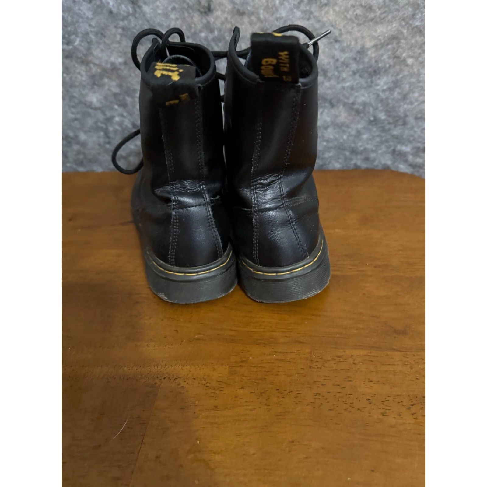 Dr. Martens Dr. Martens Unisex Zavala Black Combat Boots Sz 8 (W) Sz 7 (M) Doc Size US 8 / IT 38 - 4 Thumbnail